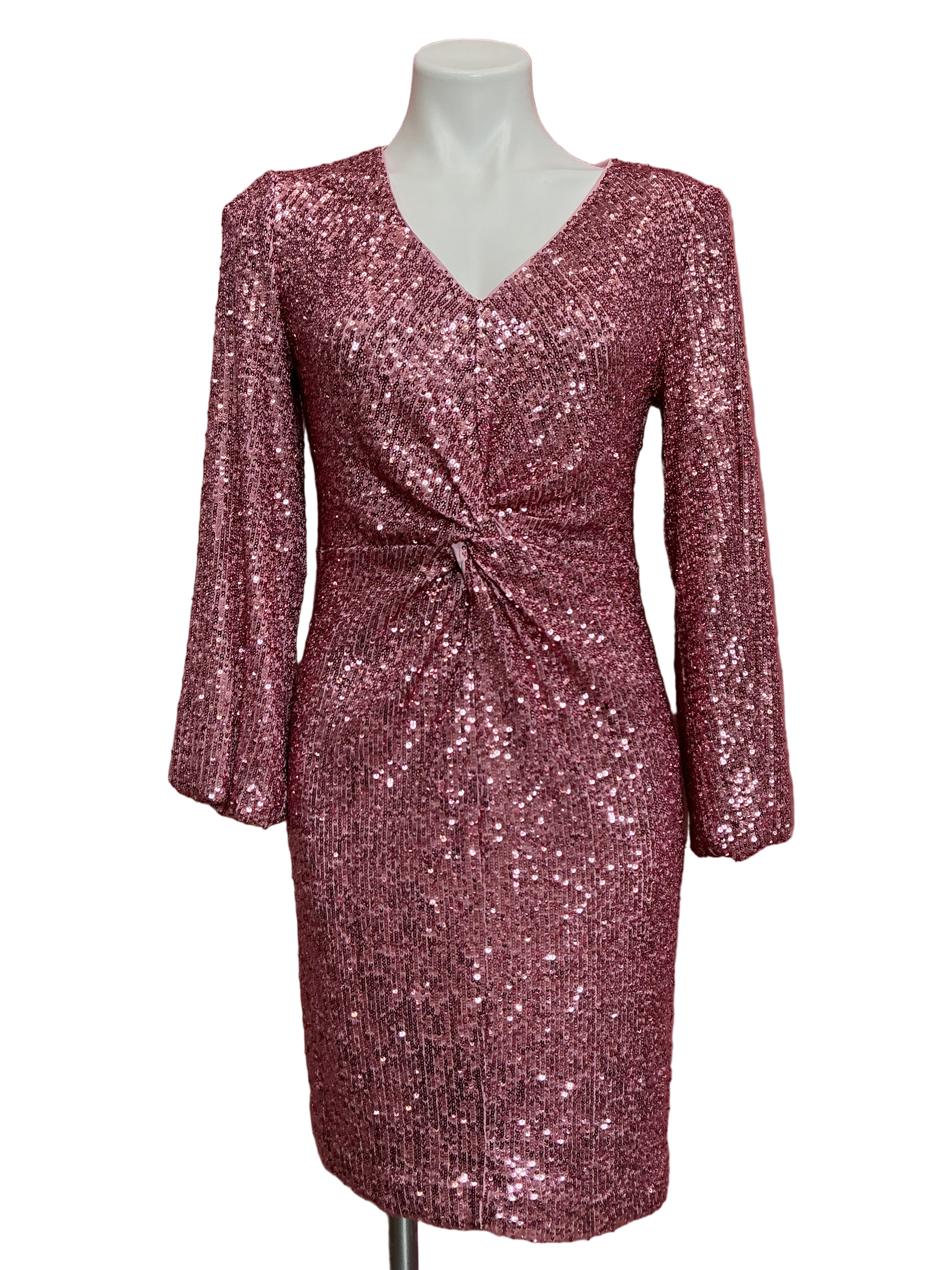 Lilly Pulitzer NWT Estrella Sequin Dress Conch Shell Pink Treasure Box Sequin KN - Size 2
