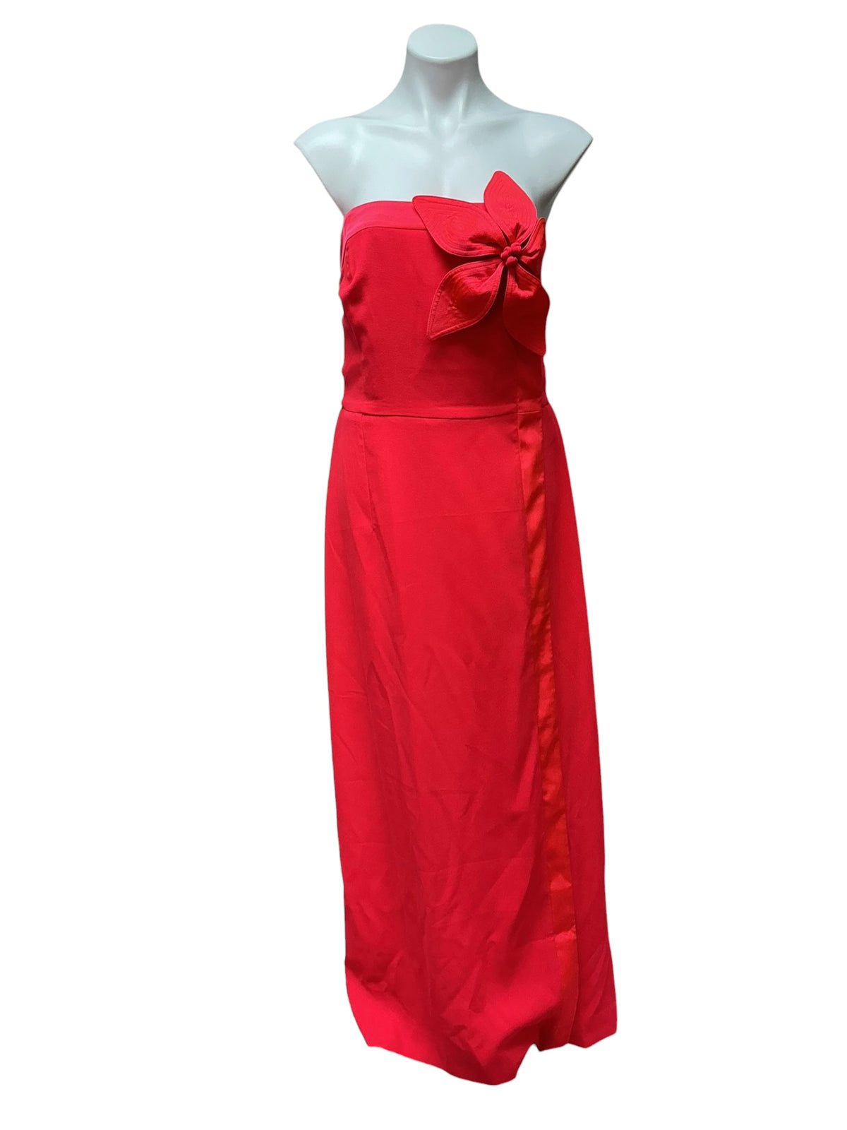 Lilly Pulitzer NWT Anasophia Rosette Strapless Maxi Dress Cane Coral - Size 14