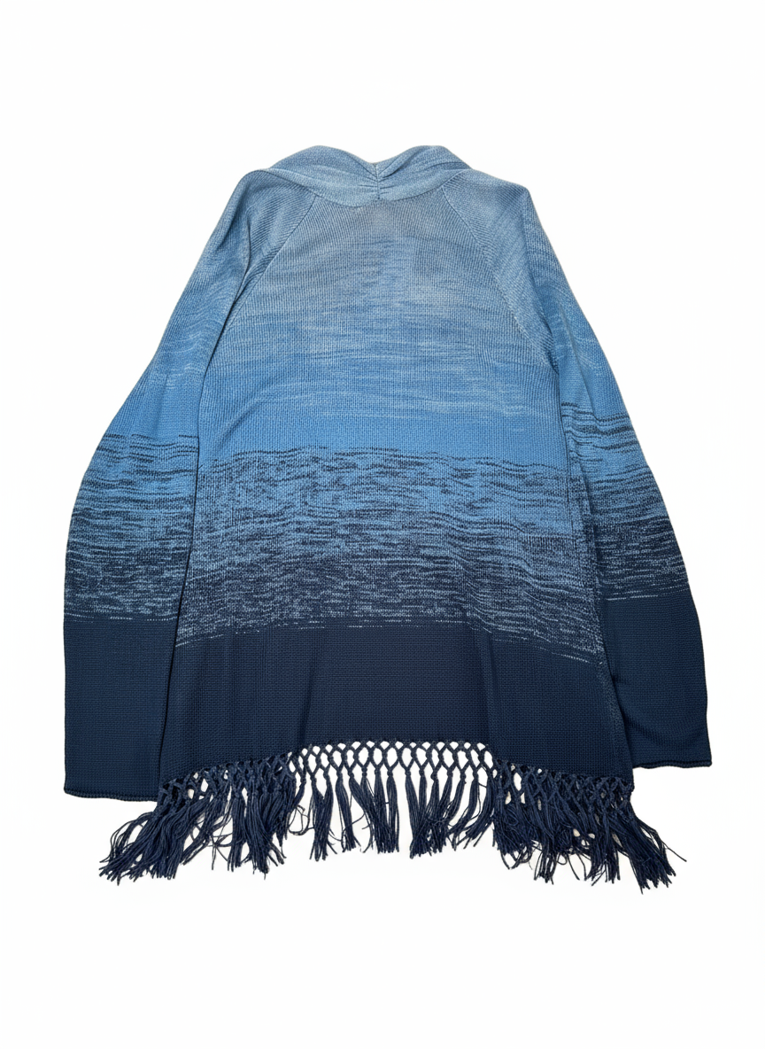 Lilly Pulitzer NWT - Tatum Ombre Cardigan  - Blue Thistle  Marled Ombre - Size XXL