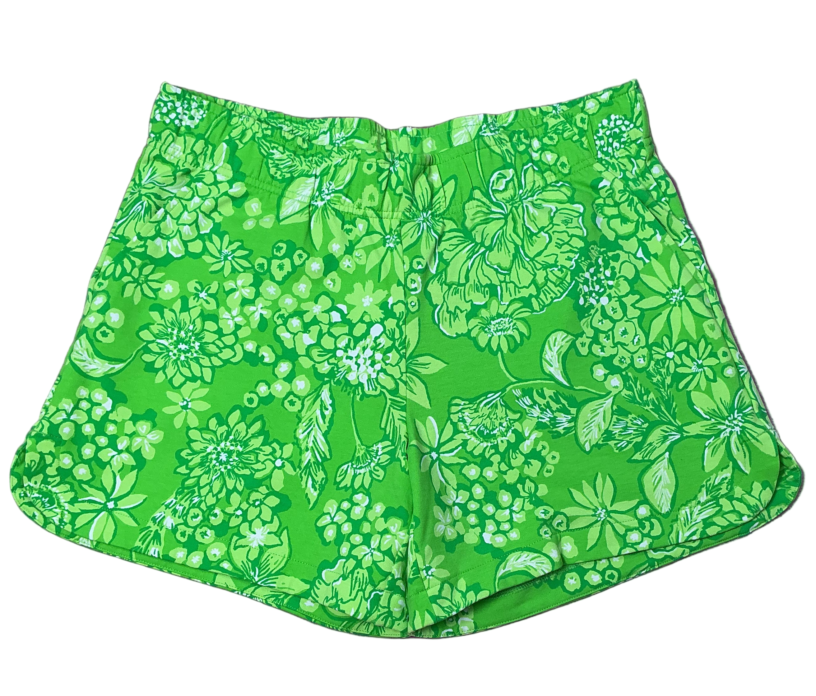 Lilly Pulitzer NWT - Kylar Knit Short - Limeade It’s A Spring Thing - Size L