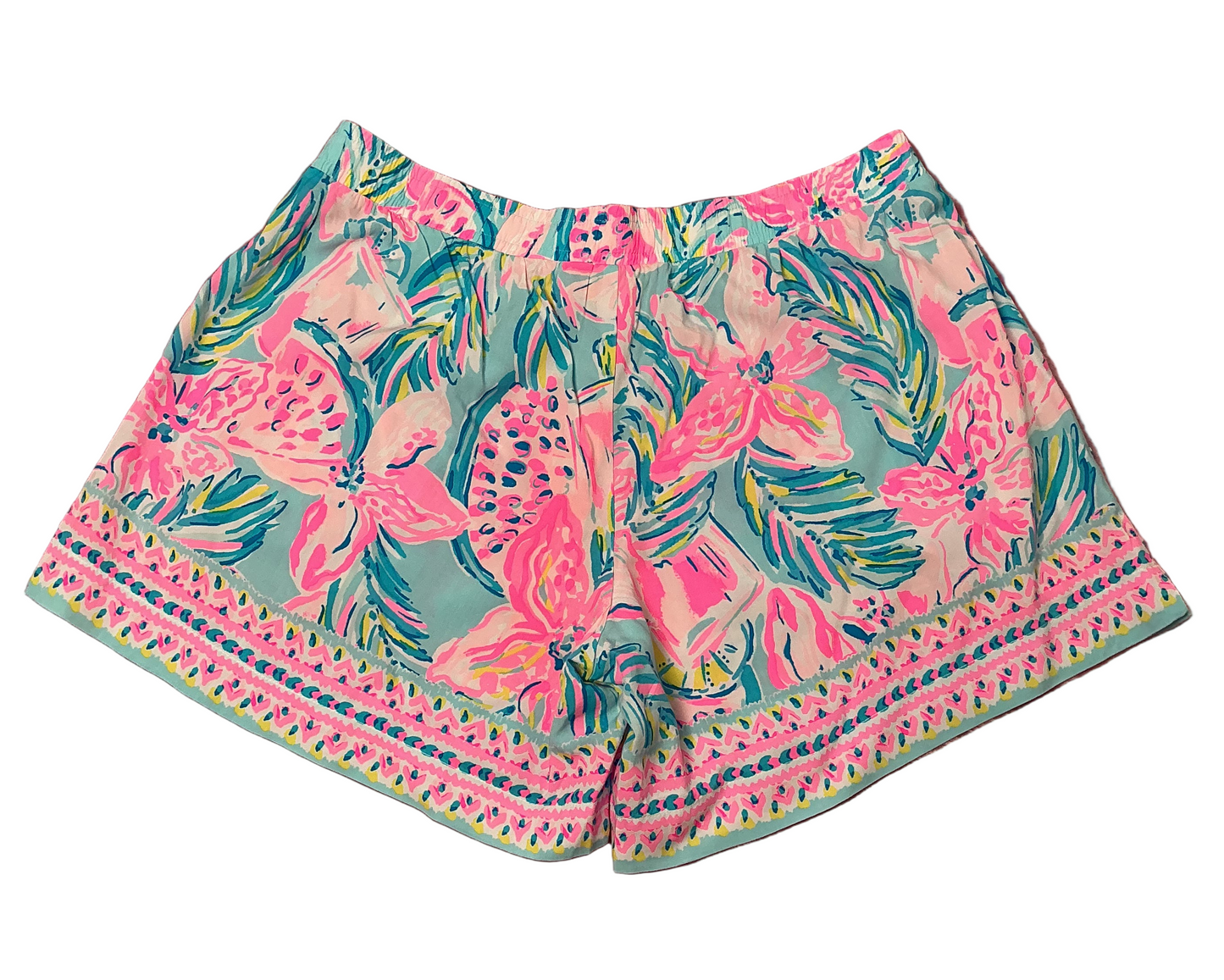 Lilly Pulitzer NWT - Katia Short - Blue Ibiza Gimme The Juice Engineered Short - Size M