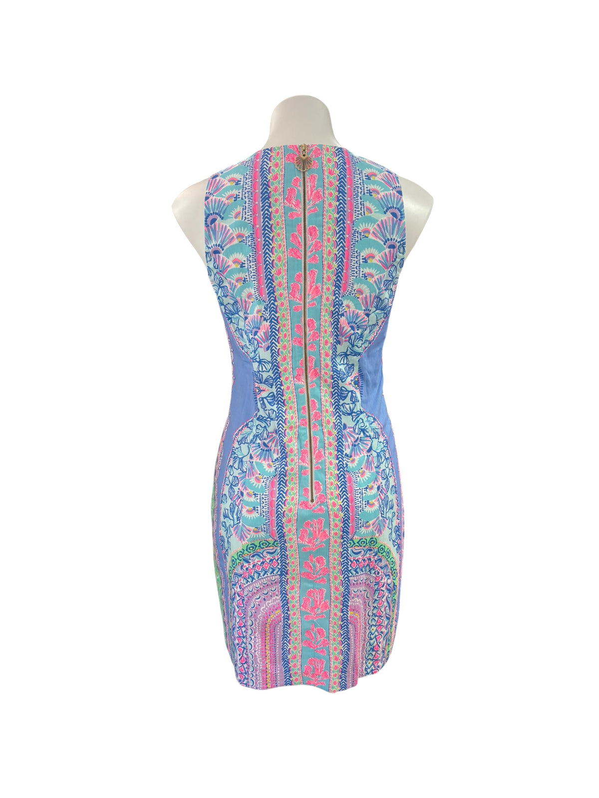 Lilly Pulitzer Mila Stretch Shift Dress Mandevilla Baby Always Worth It - Size 4