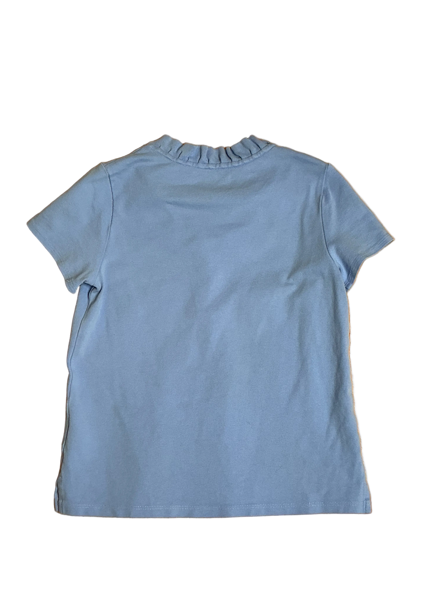 Lilly Pulitzer Girls' Thierry Ruffle Polo Blue Hyacinth - Size XL (12-14)