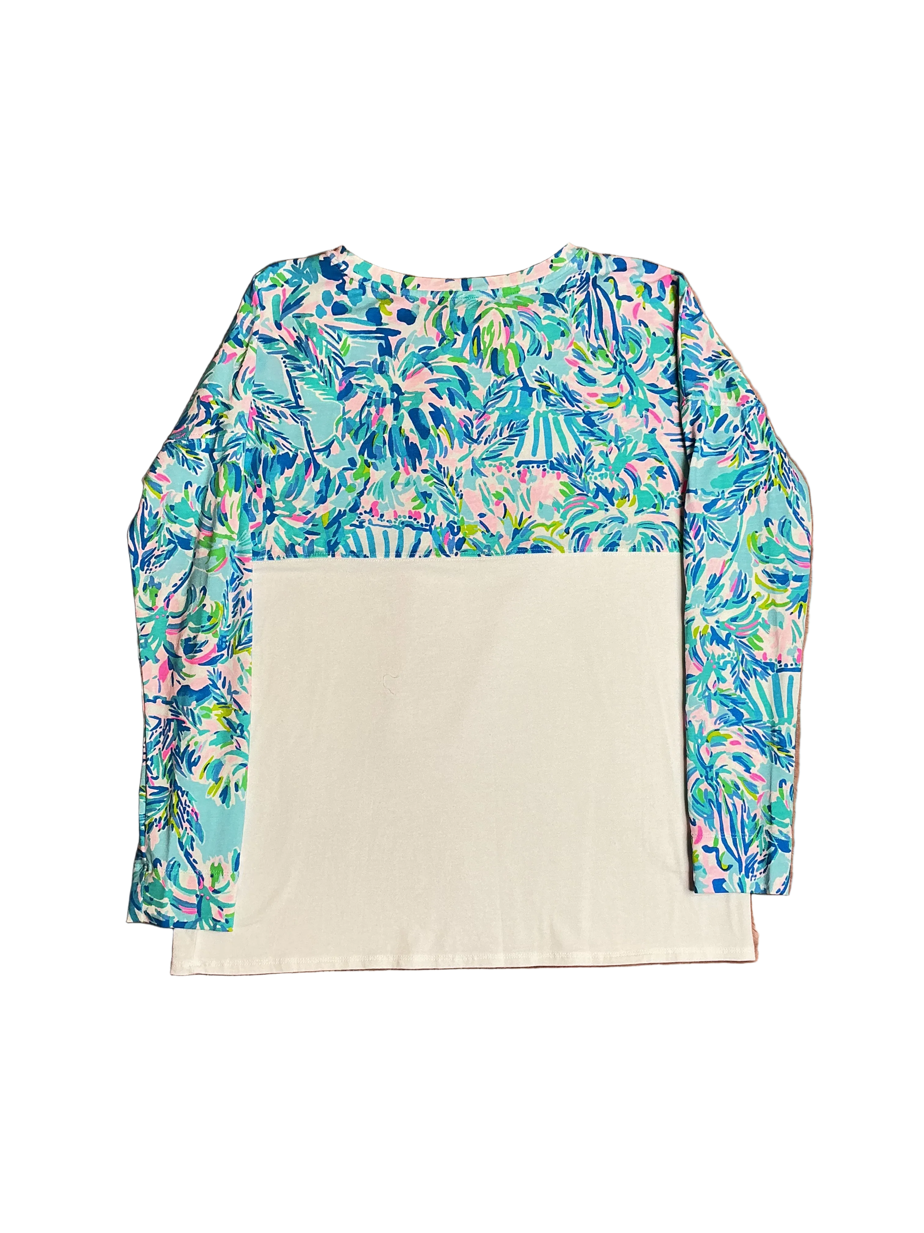 Lilly Pulitzer Finn Top Cabana Cocktail Blue Ibiza - Size XS