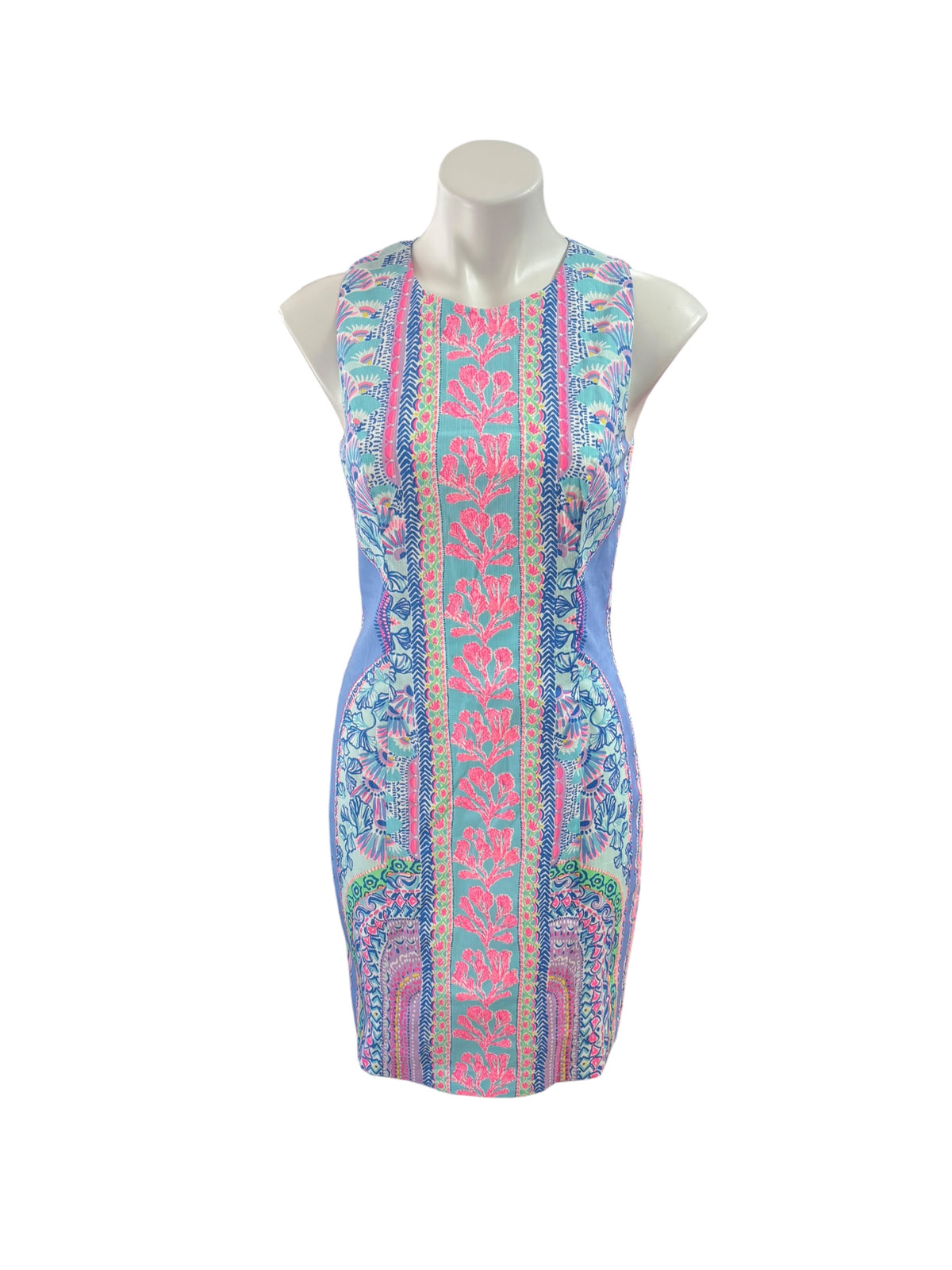 Lilly Pulitzer Mila Stretch Shift Dress Mandevilla Baby Always Worth It - Size 4