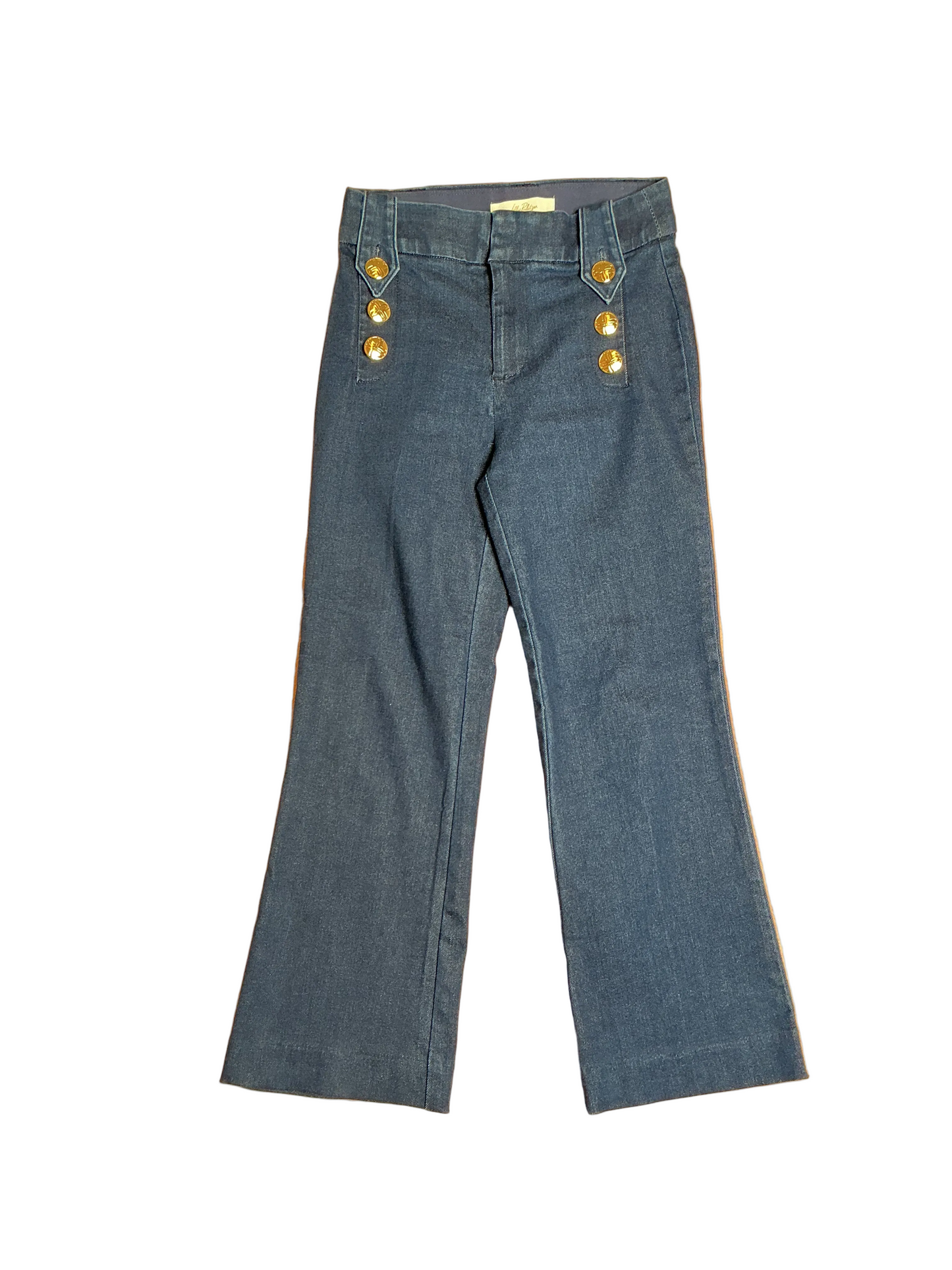 Lilly Pulitzer Parrish High Rise Crop Flare Pant True Navy - Size 0