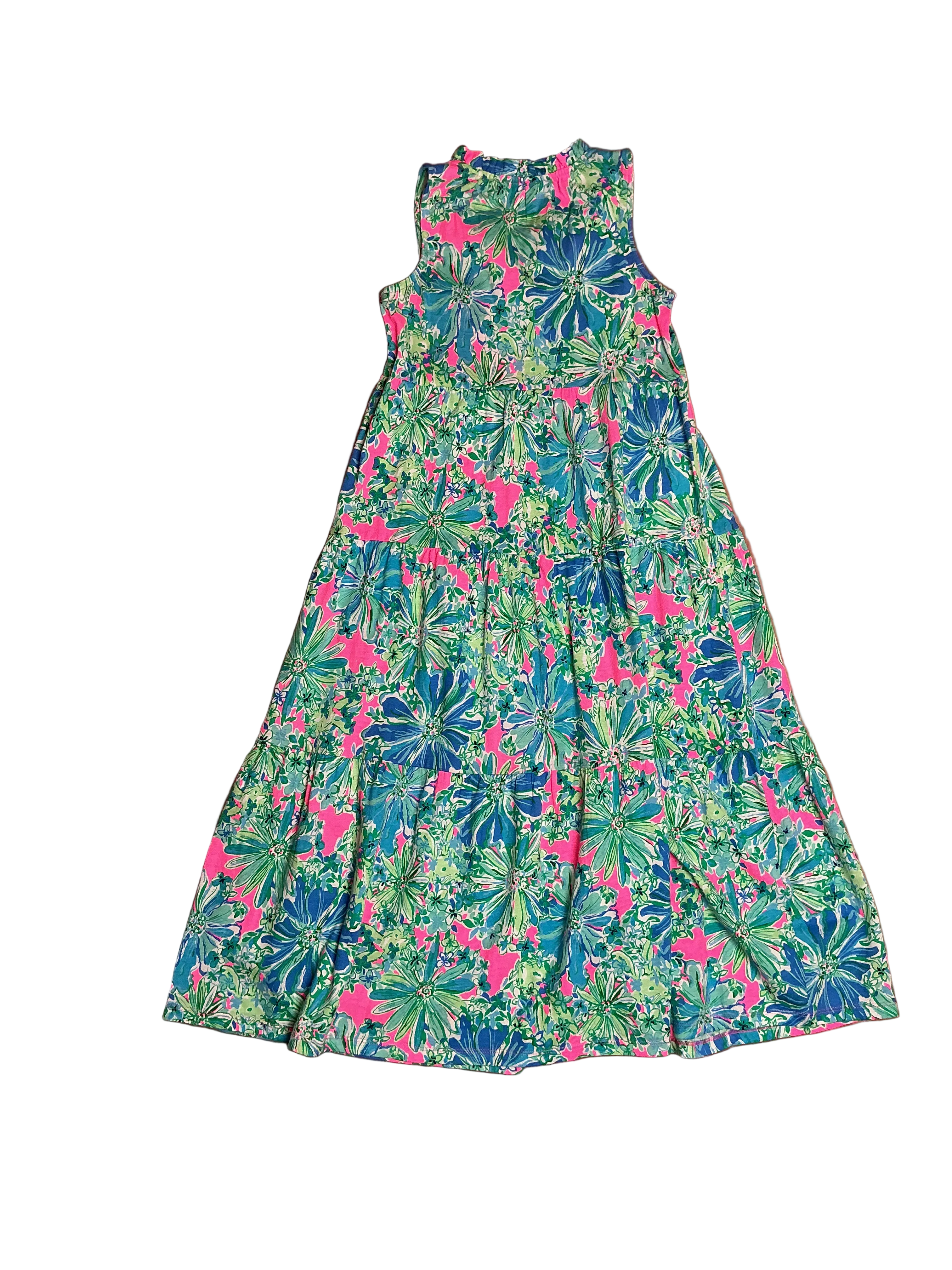 Lilly Pulitzer NWT Mini Mal One Maxi Dress Soleil Pink Good Hare Day - Size M (6-7)