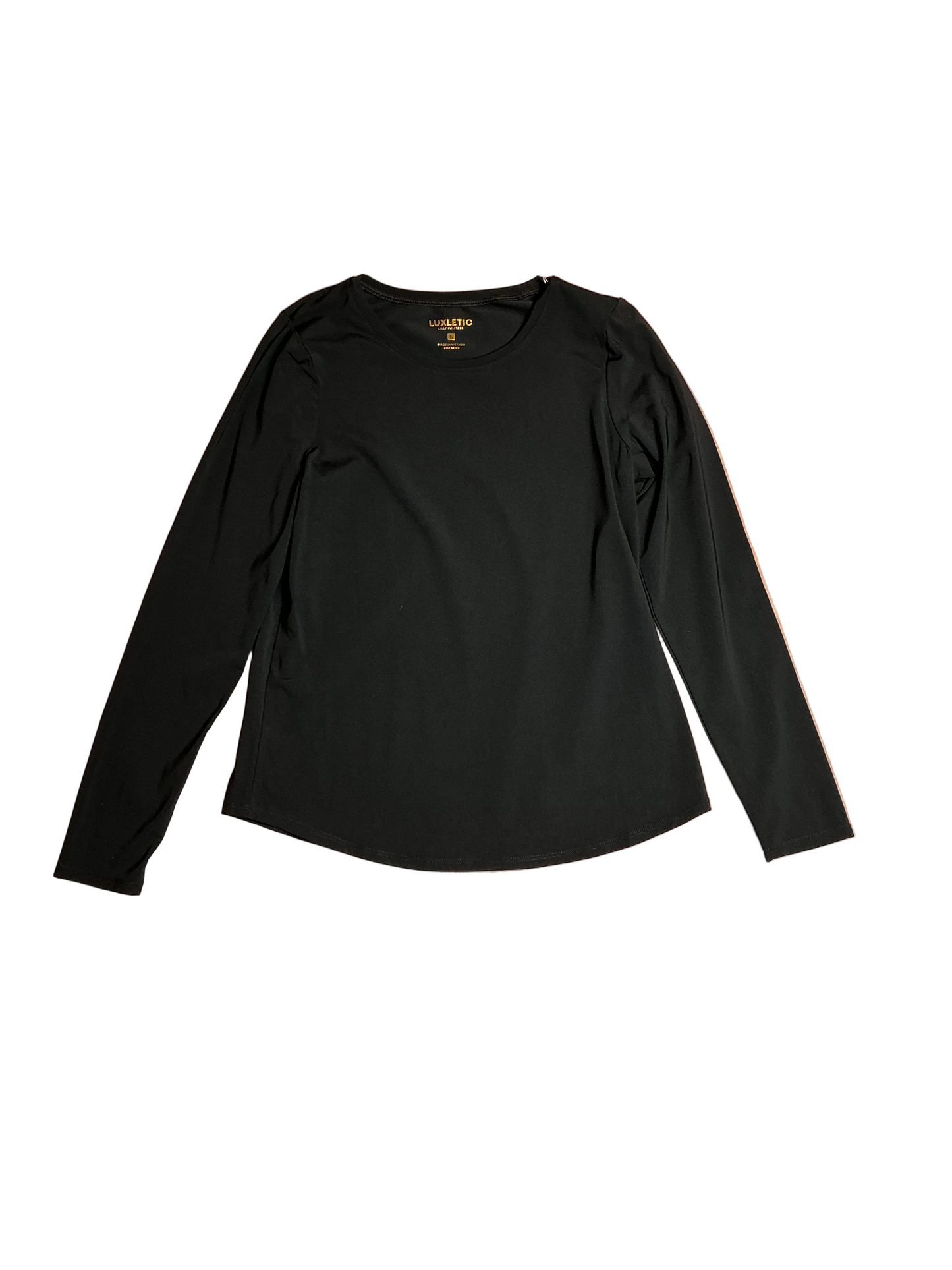 Lilly Pulitzer NWT Westley Long Sleeve Active Tee UPF 50+ Noir - Size S