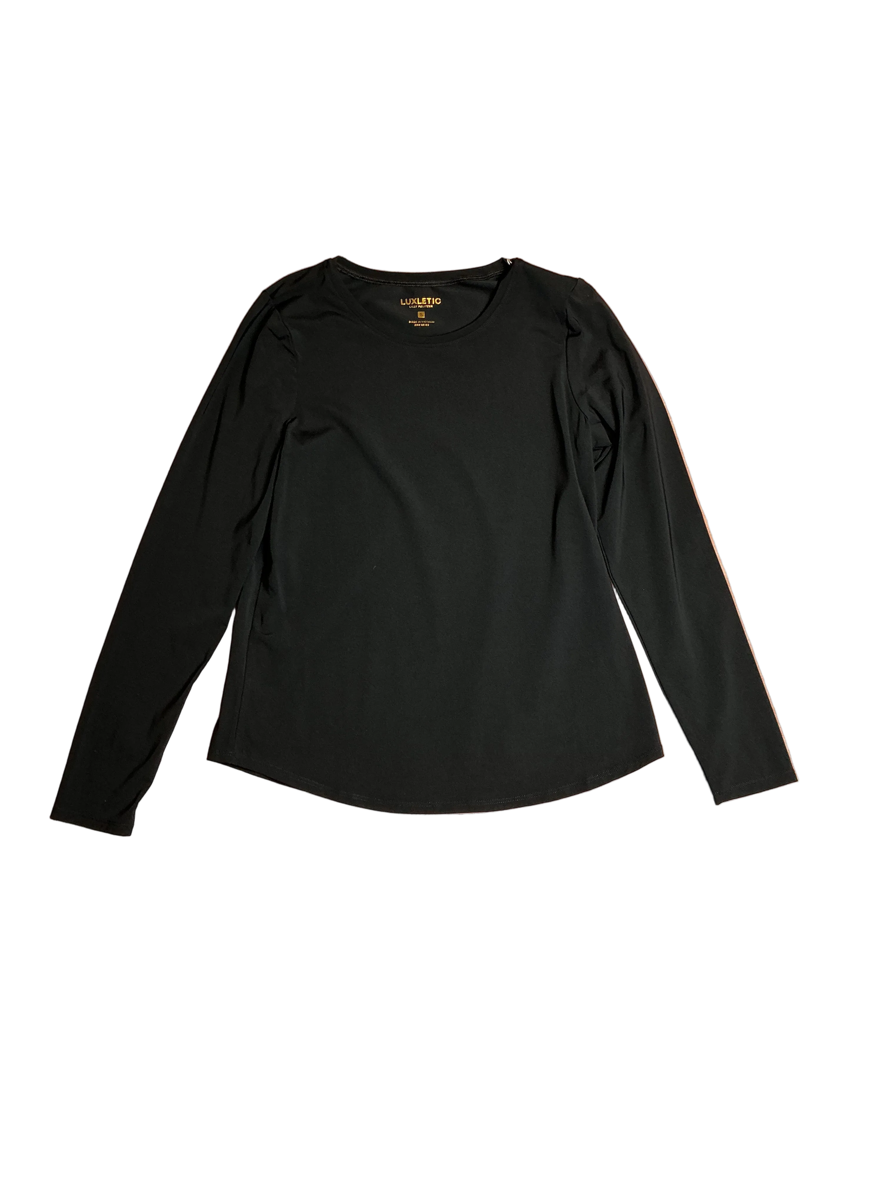 Lilly Pulitzer NWT Westley Long Sleeve Active Tee UPF 50+ Noir - Size S