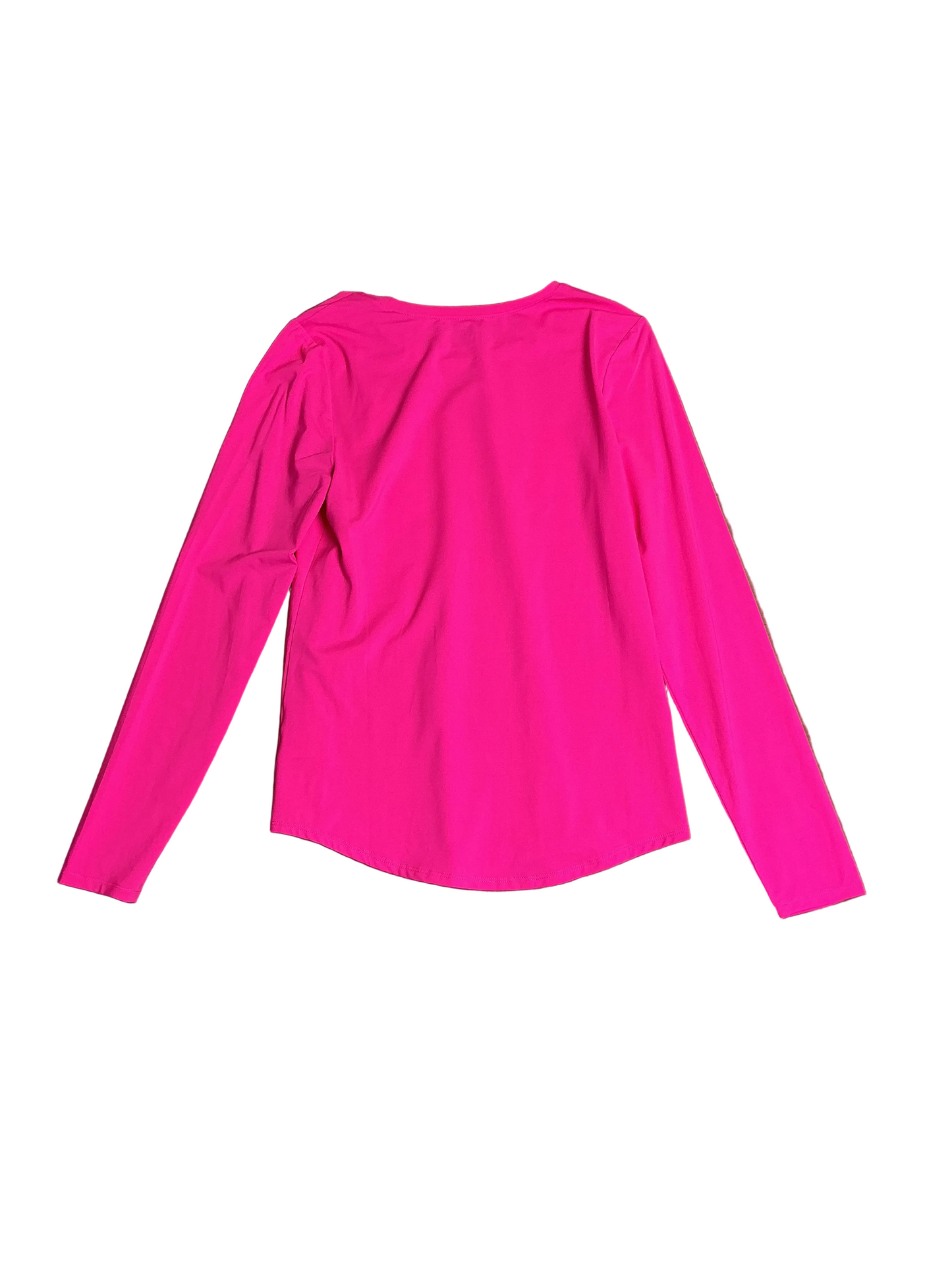 Lilly Pulitzer NWT Westley Long Sleeve Active Tee UPF 50+ Passion Fruit Pink - Size S