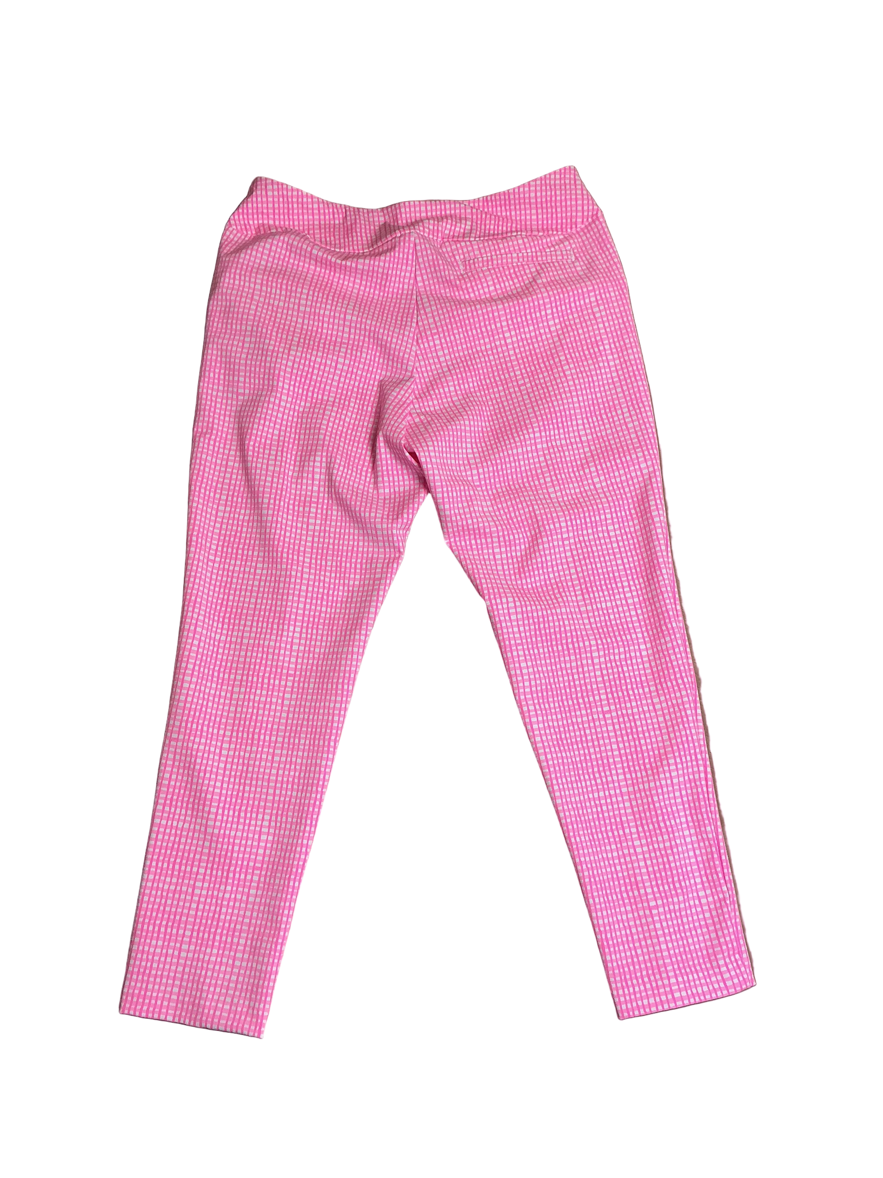 Lilly Pulitzer NWT Corso Pants UPF 50+ Prosecco Pink Gingham Style - Size 16