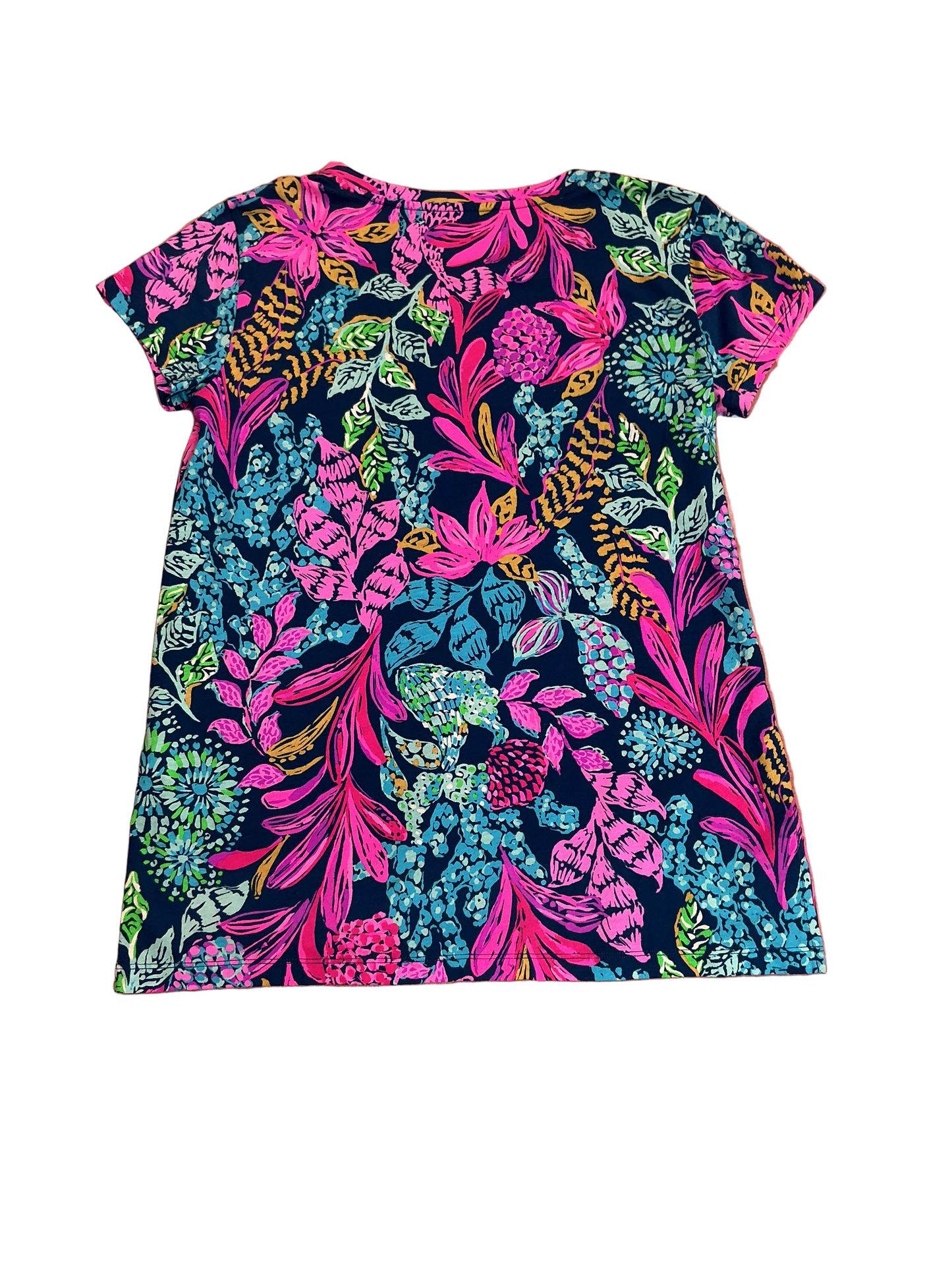 Lilly Pulitzer NWT Meredith Tee Aegan Navy Calypso Coast - Size XS