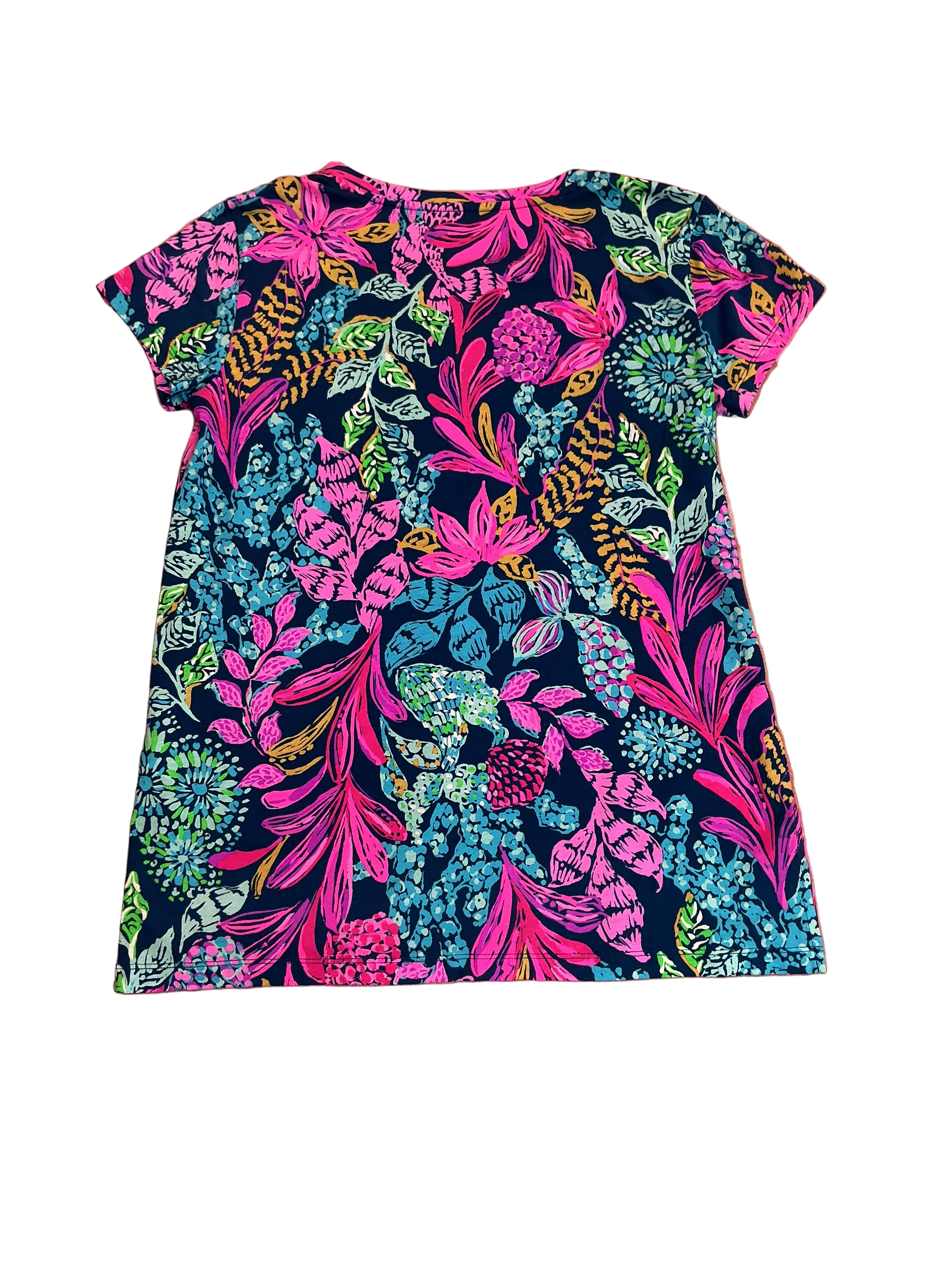 Lilly Pulitzer NWT Meredith Tee Aegan Navy Calypso Coast - Size XS