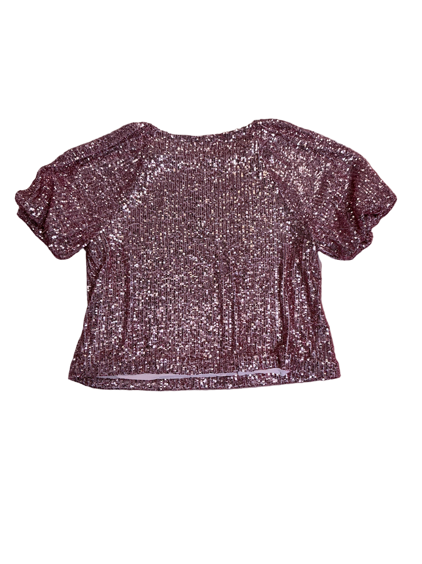 Lilly Pulitzer NWT Cressida Knit Top Conch Shell Pink Treasure Box Sequin KN - Size XS