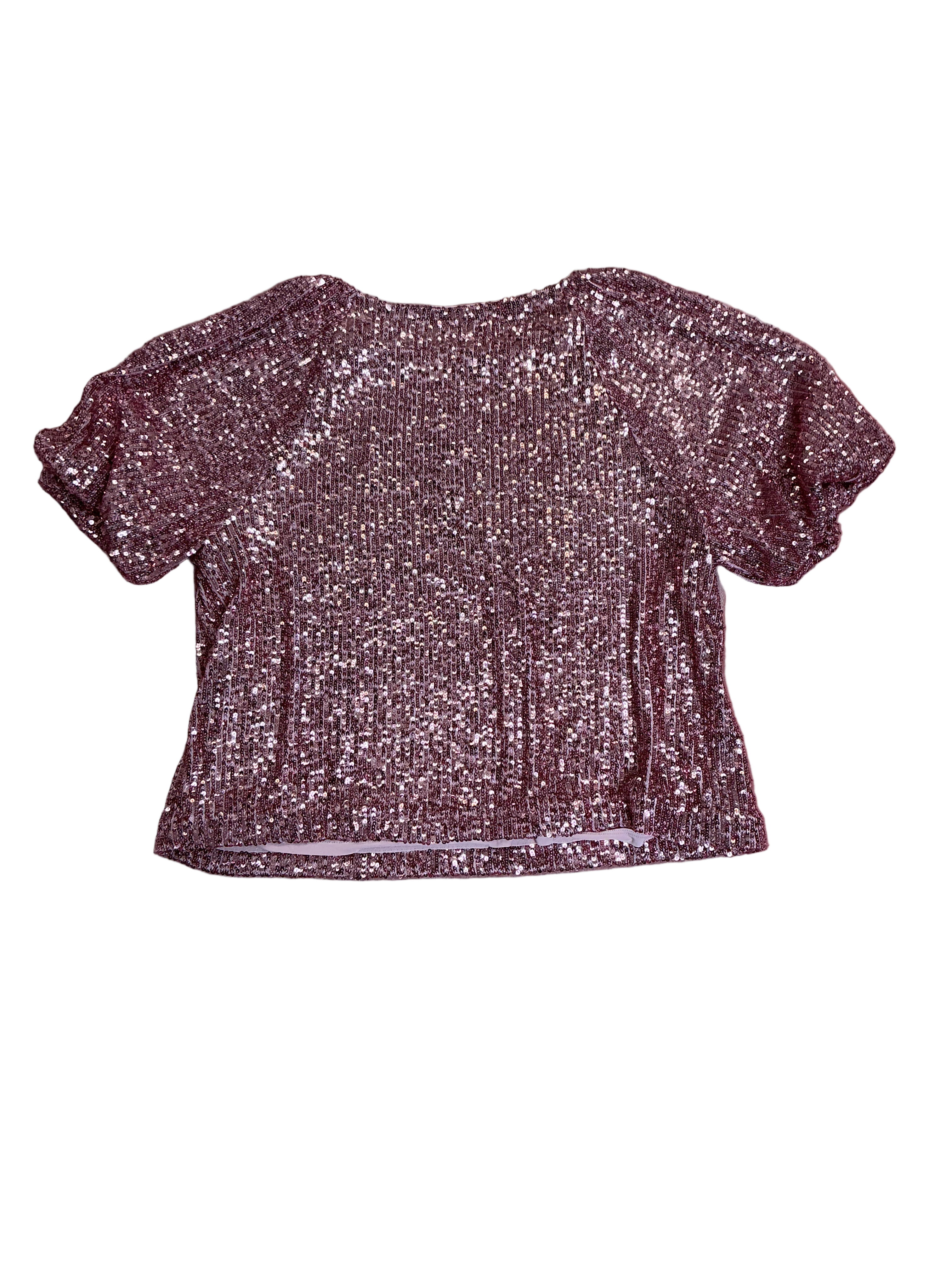 Lilly Pulitzer NWT Cressida Knit Top Conch Shell Pink Treasure Box Sequin KN - Size XS