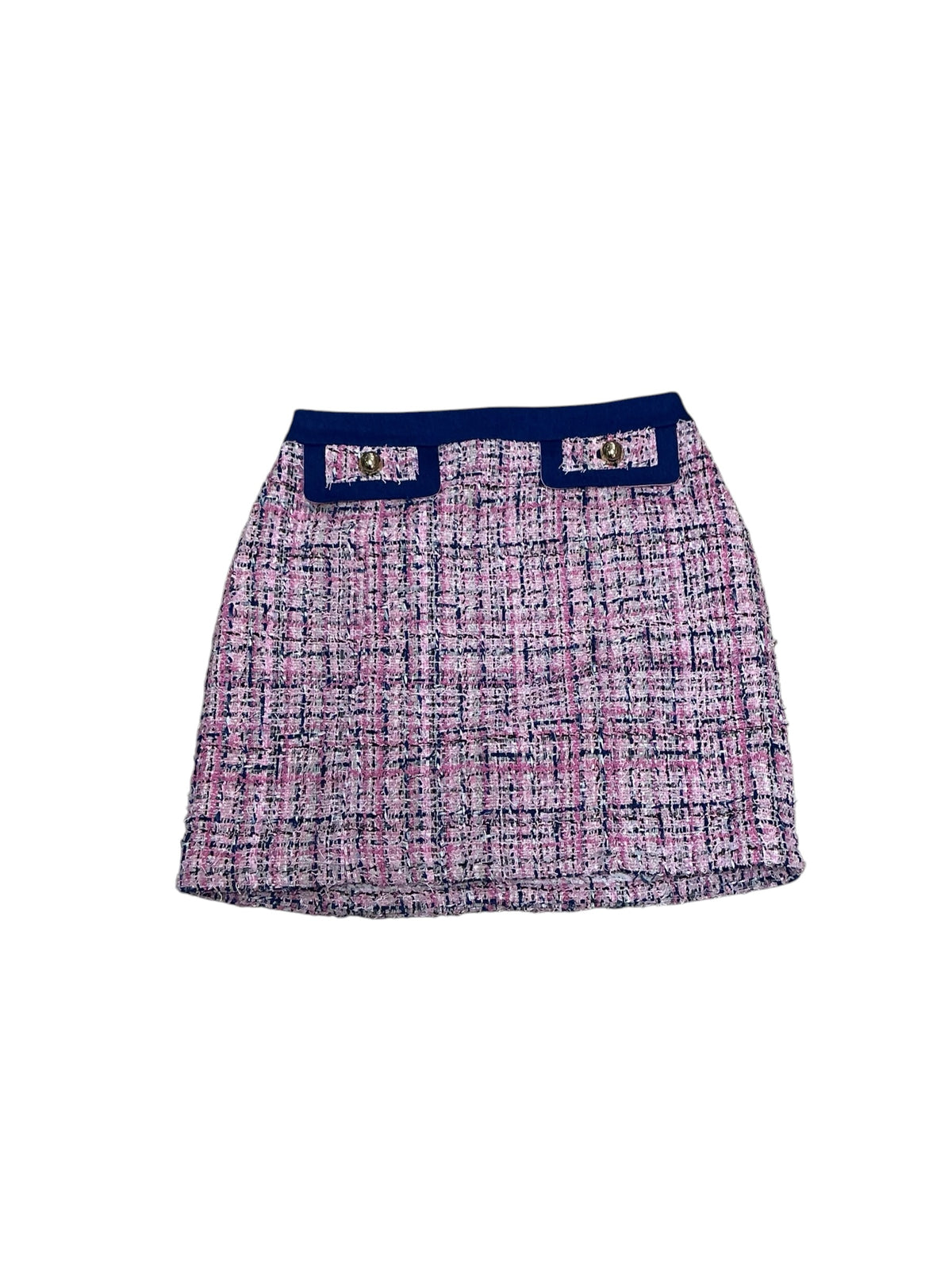 Lilly Pulitzer NWT Jennifer Boucle Mini Skirt Confetti Pink Eyelash Texture Boucle - Size 4
