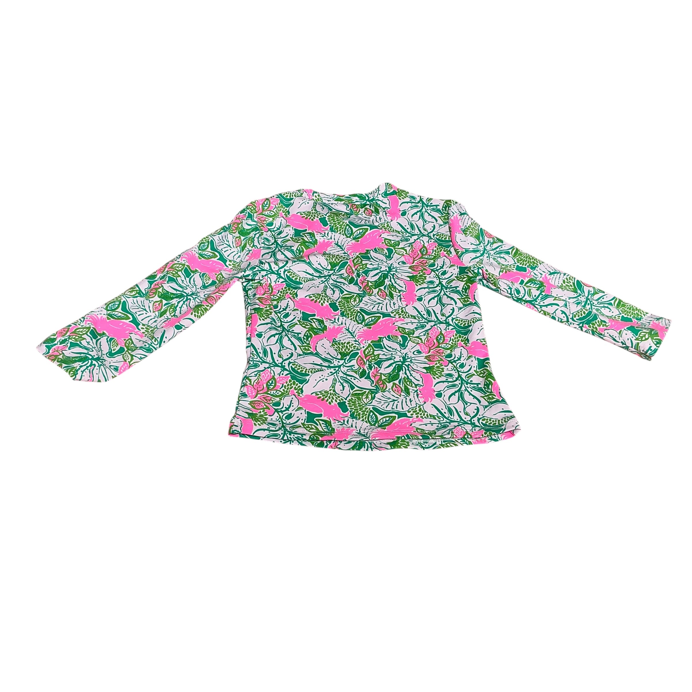Lilly Pulitzer Girls Bobby Rashguard Top Just Wing It Size 6