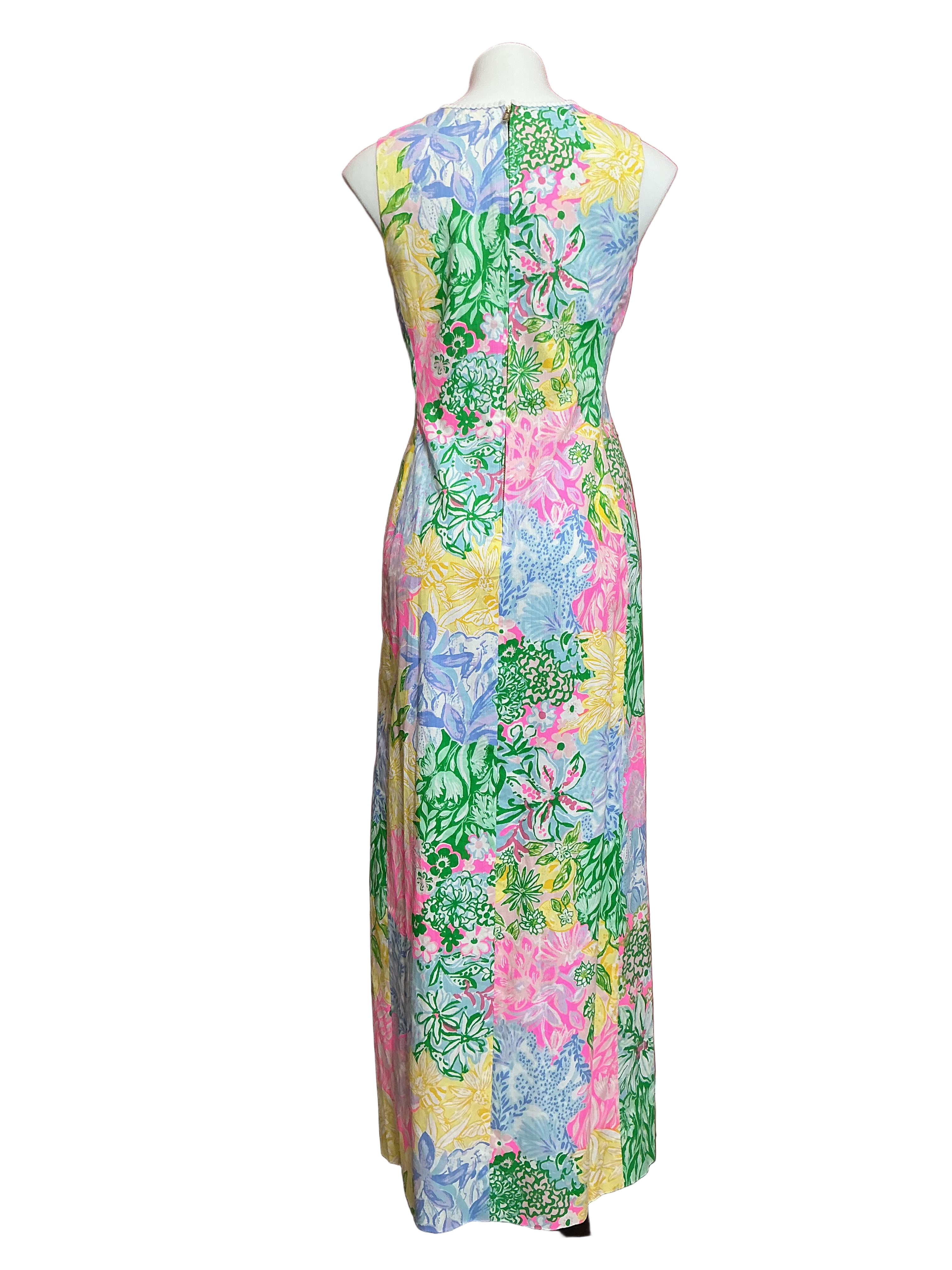 Lilly Pulitzer NWT Sarabeth Stretch Maxi Multi Multi Bright Delight Patch - Size 2