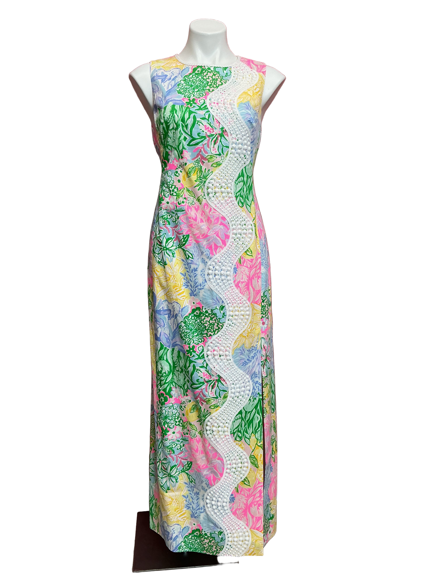 Lilly Pulitzer NWT Sarabeth Stretch Maxi Multi Multi Bright Delight Patch - Size 2