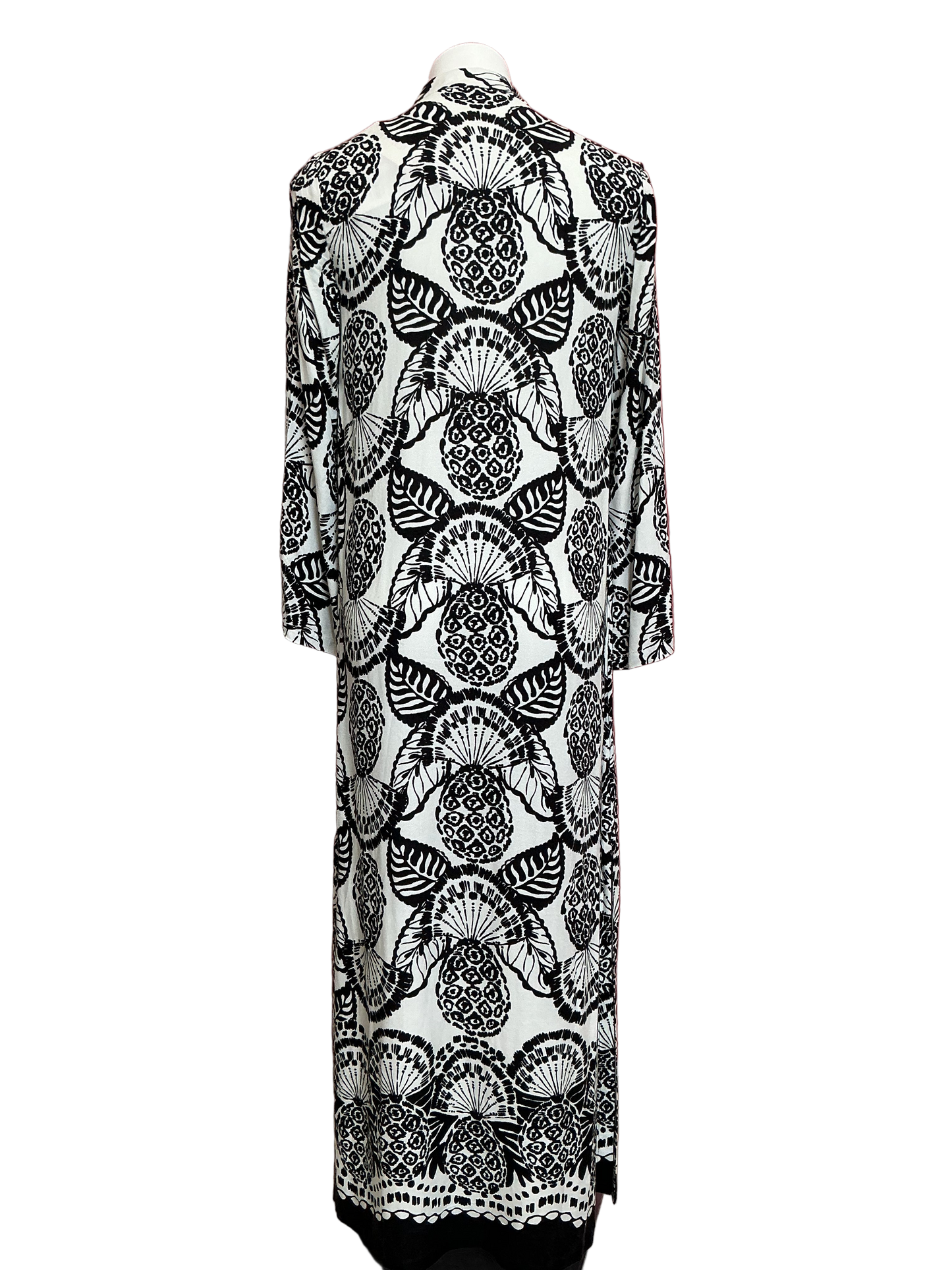 Lilly Pulitzer NWT Irella Maxi Caftan Dre Coconut Pineapple Princess Eng - Size 2