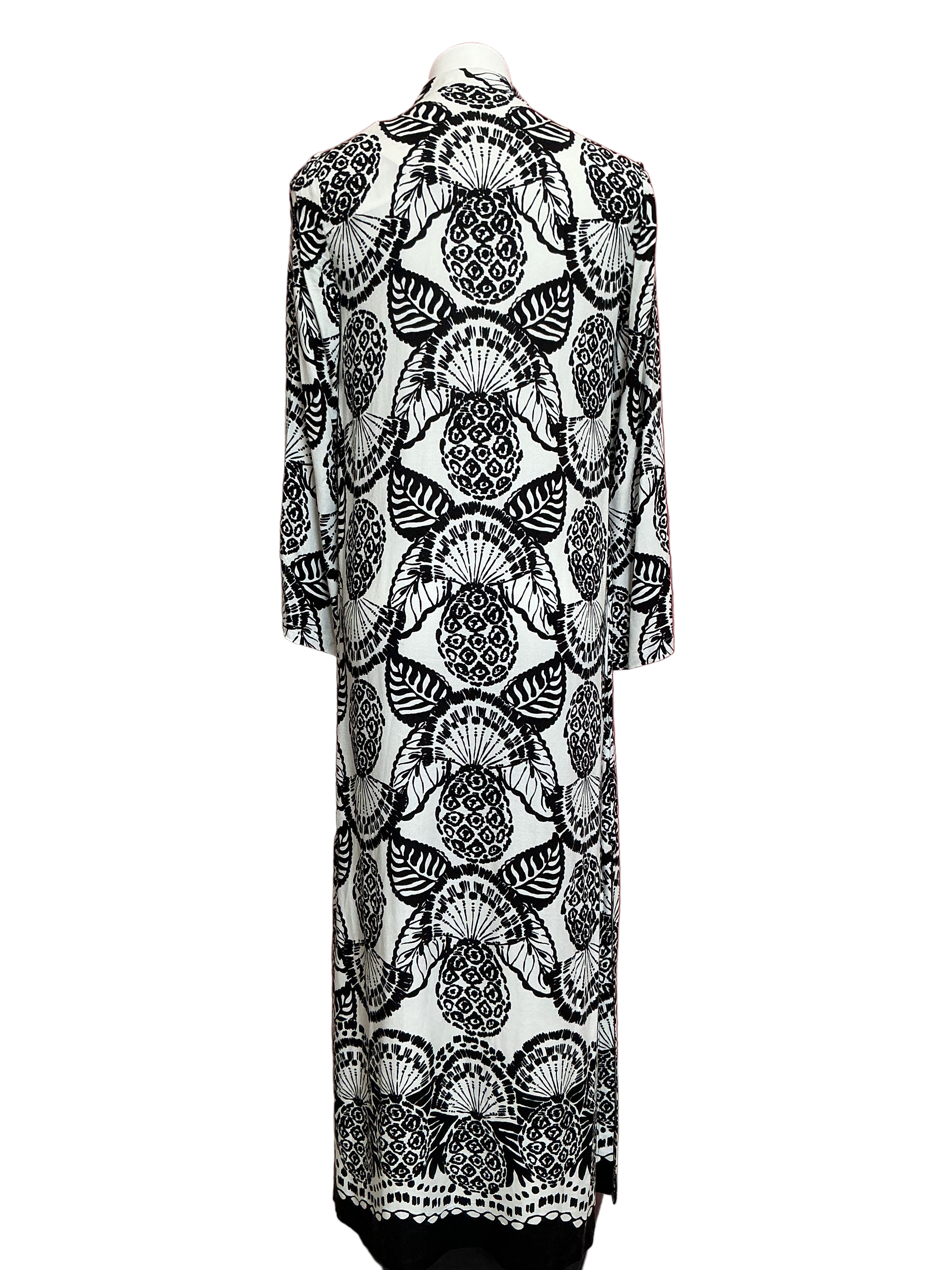 Lilly Pulitzer NWT Irella Maxi Caftan Dre Coconut Pineapple Princess Eng - Size 2