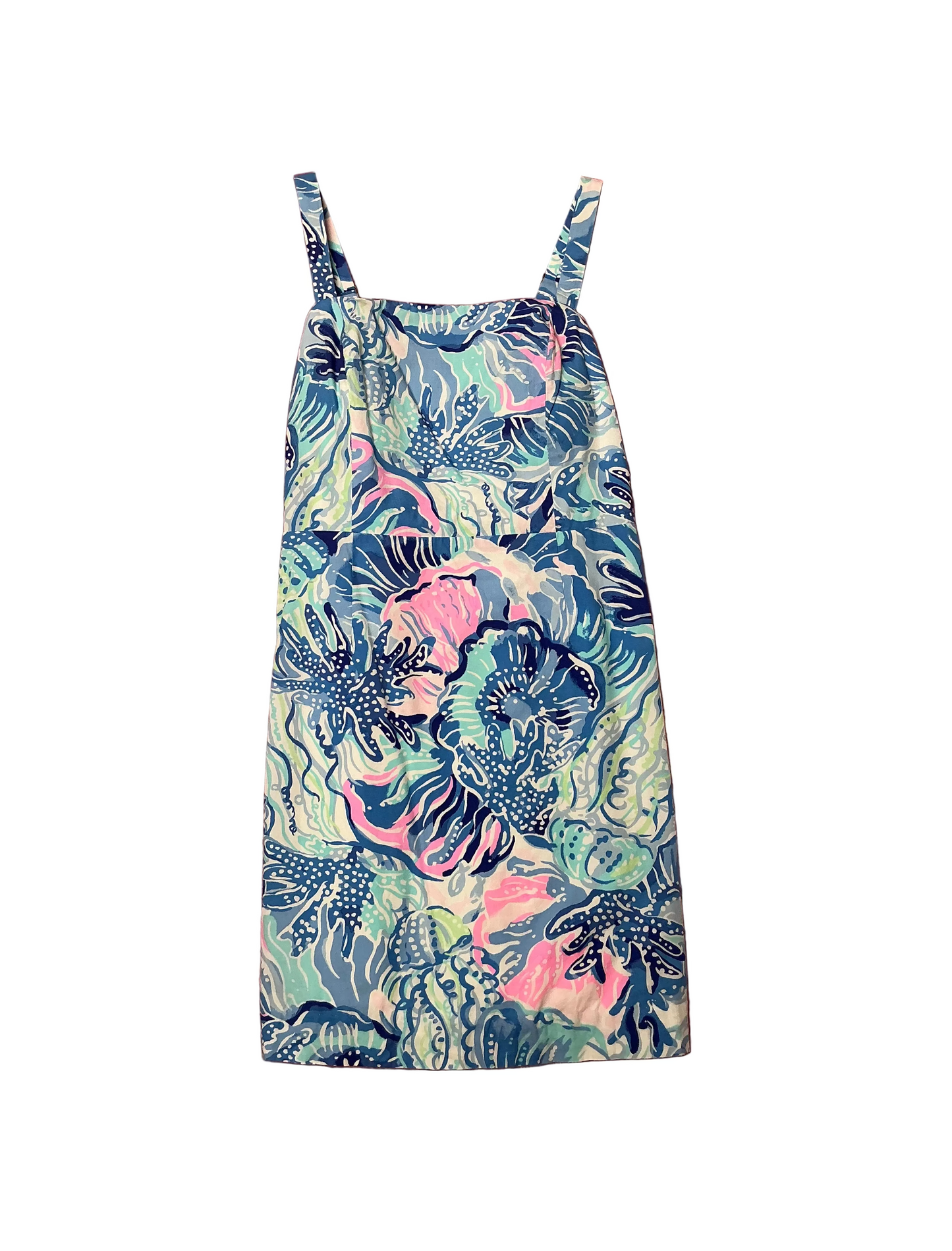 Lilly Pulitzer Kids Vivica Dress - Salt Water Blue Shade Seekers - Size 12