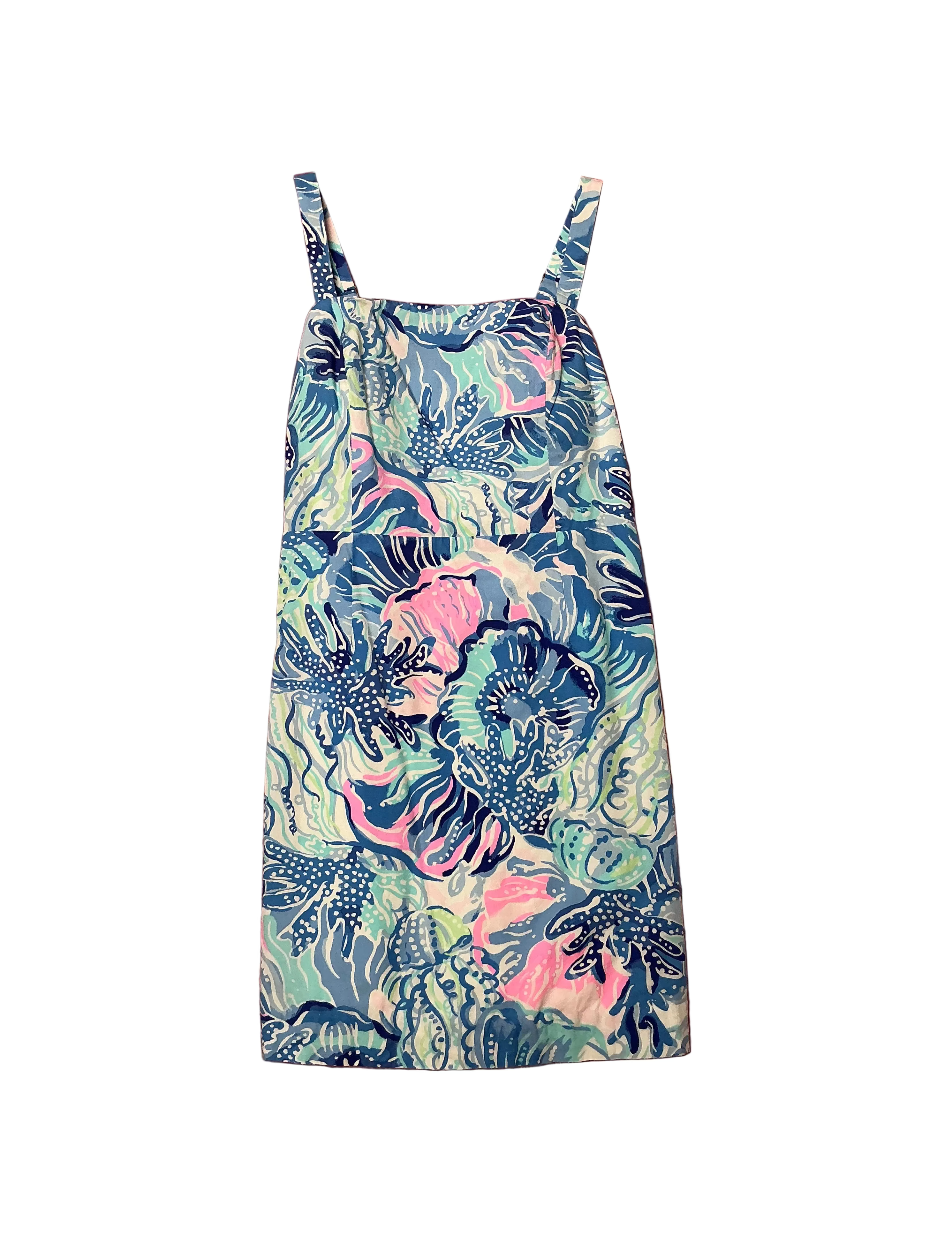 Lilly Pulitzer Kids Vivica Dress - Salt Water Blue Shade Seekers - Size 12