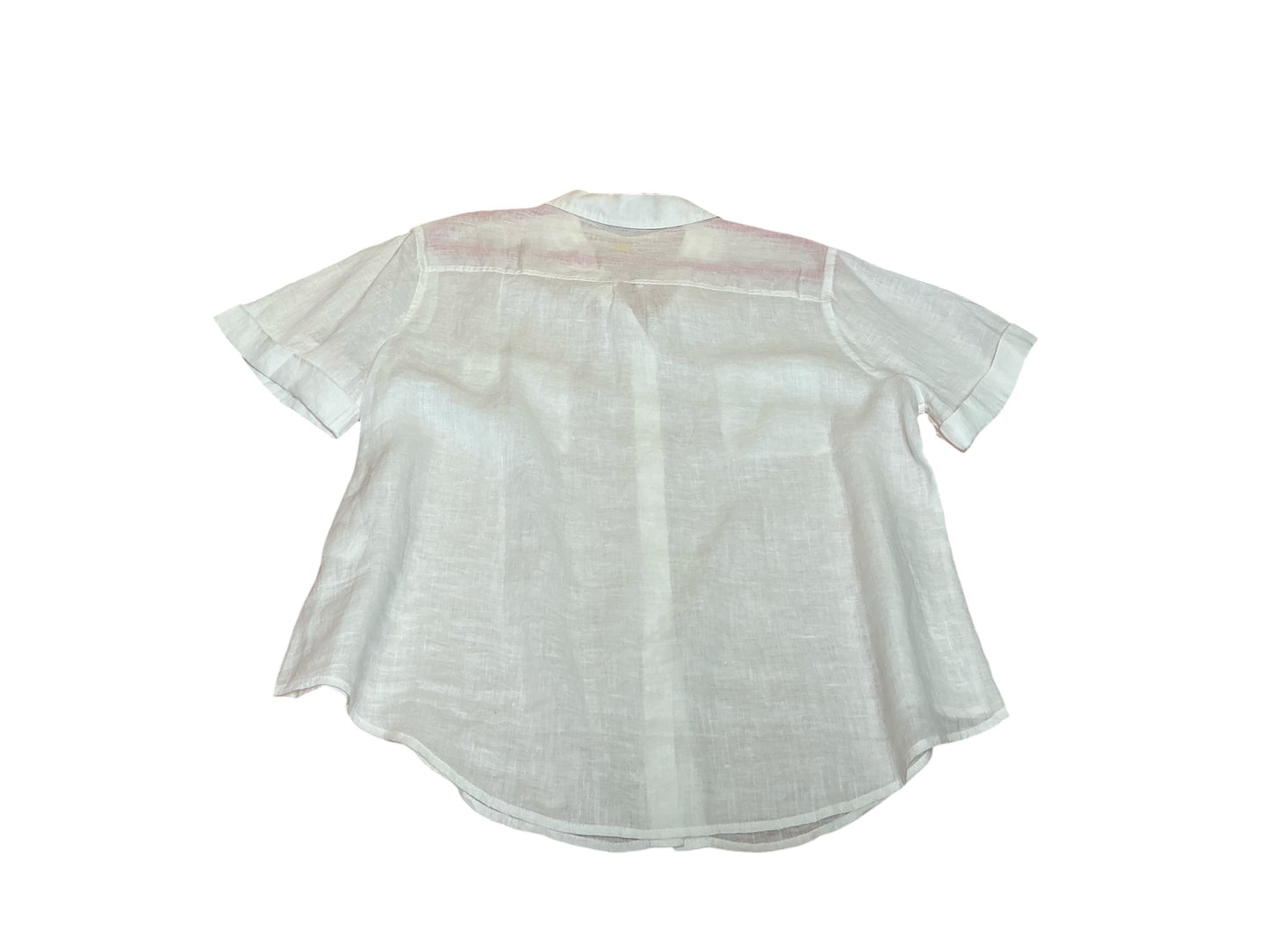 Lilly Pulitzer Lynne Linen Button Down Hydra Blue Size XL