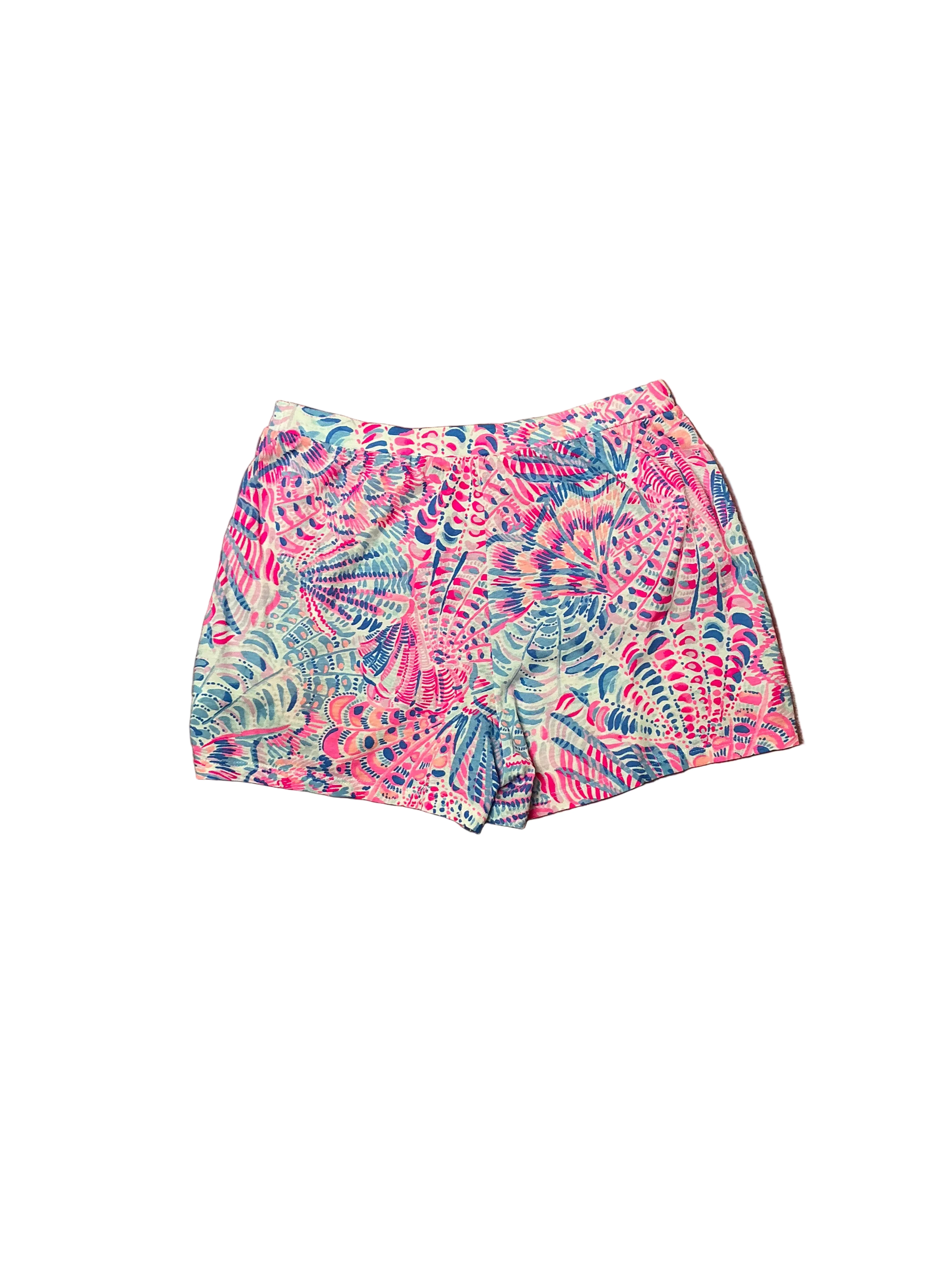 Lilly Pulitzer Girls Shorts - Raz Berry Sea You Soon - Size XL 12-14