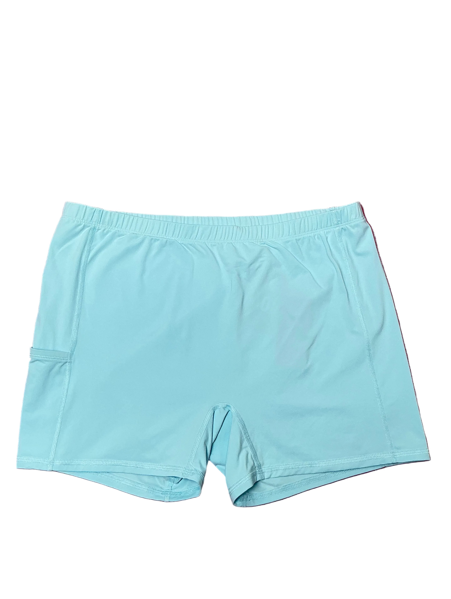 Lilly Pulitzer Luxletic Biker Shorts - Light Blue - Size L