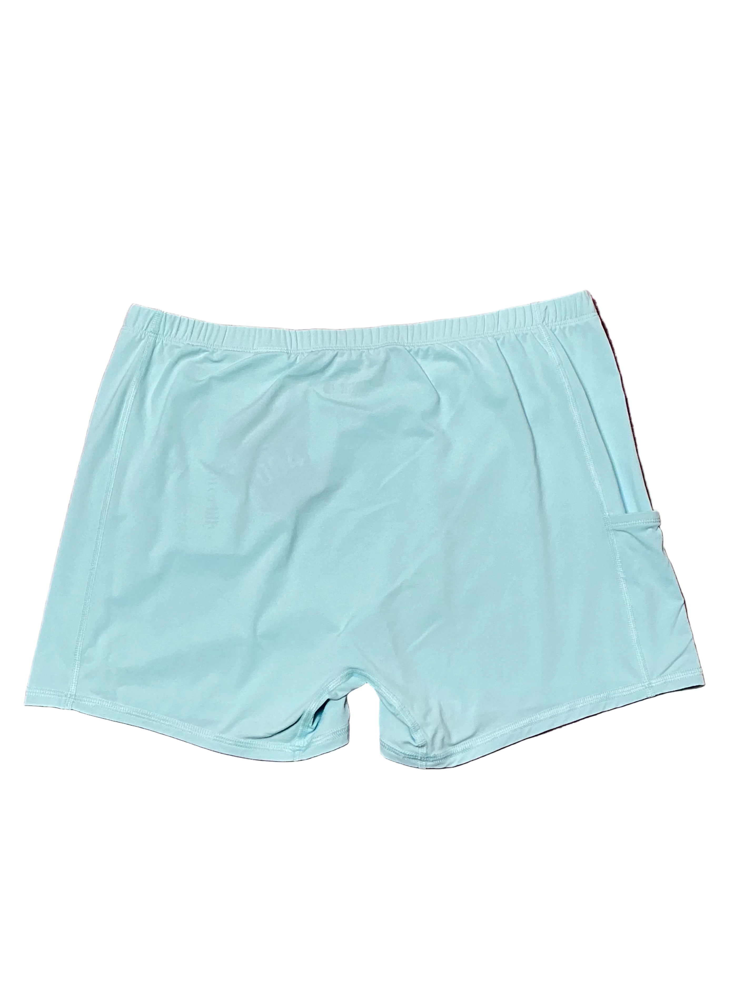Lilly Pulitzer Luxletic Biker Shorts - Light Blue - Size L