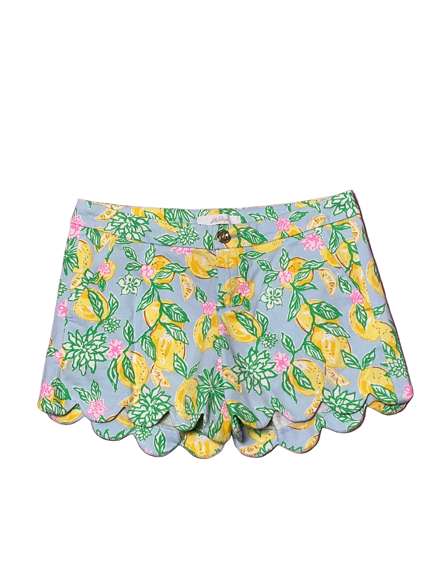Lilly Pulitzer NWT - Buttercup Stretch Short - Bluette Make Lemonade - Size 2