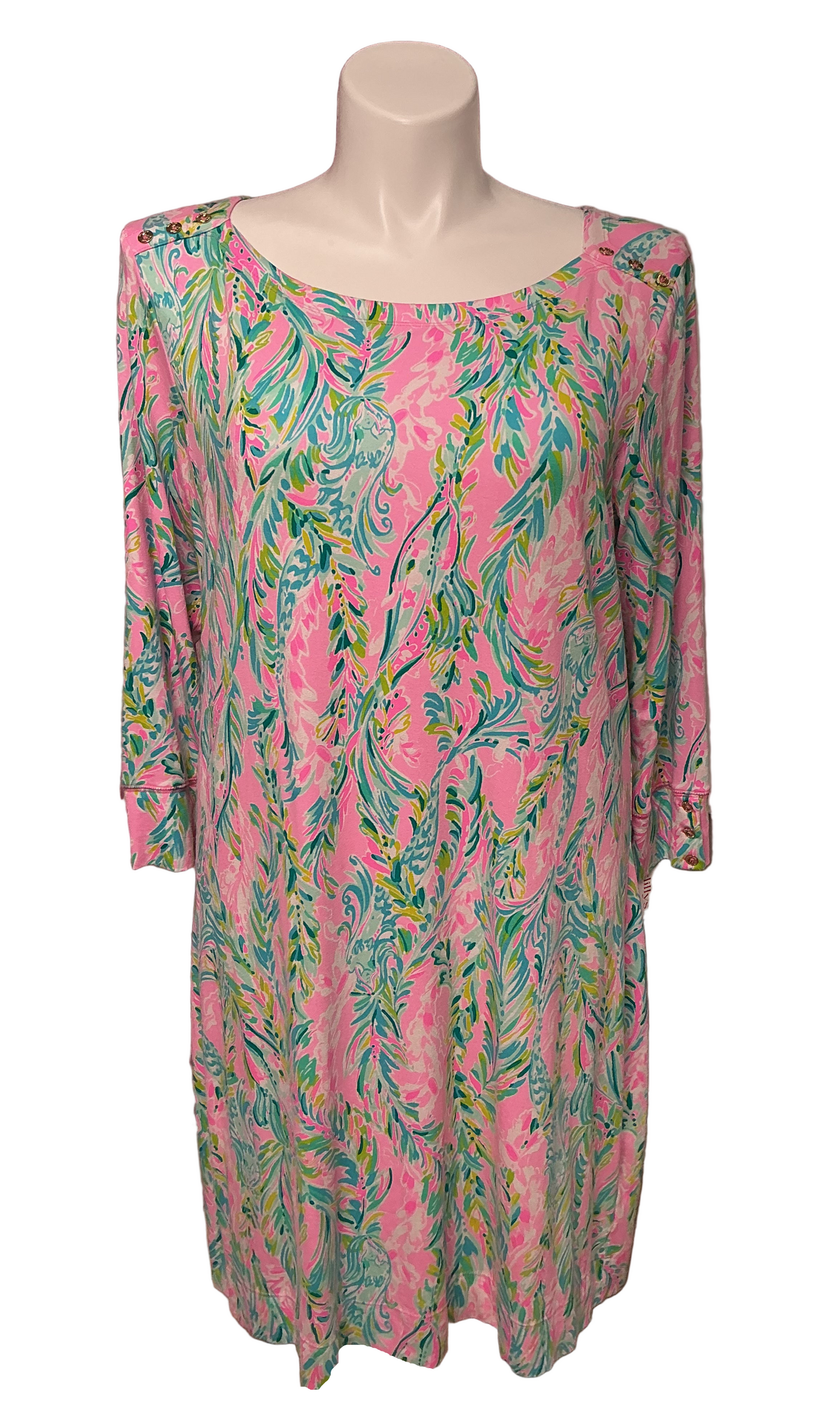 Lilly Pulitzer UPF 50+ Sophie Dress - Unicorn of the Sea - Size XXL