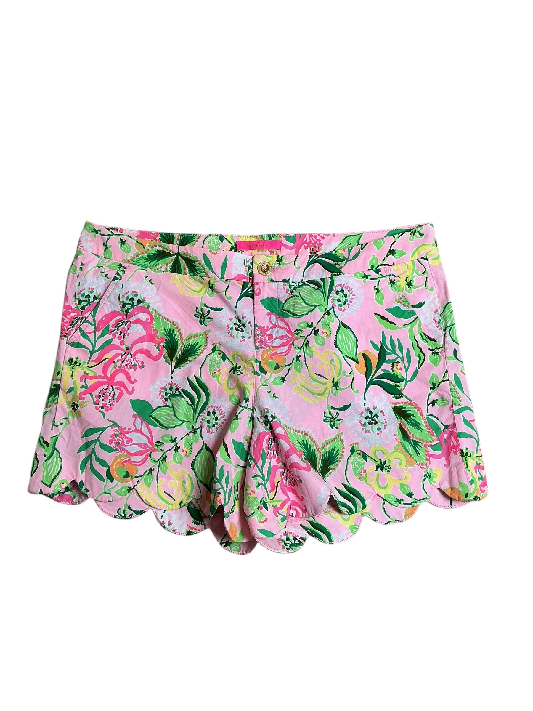 Lilly Pulitzer NWT Buttercup Stretch Short Multi Via Amore Spritzer - Size 14