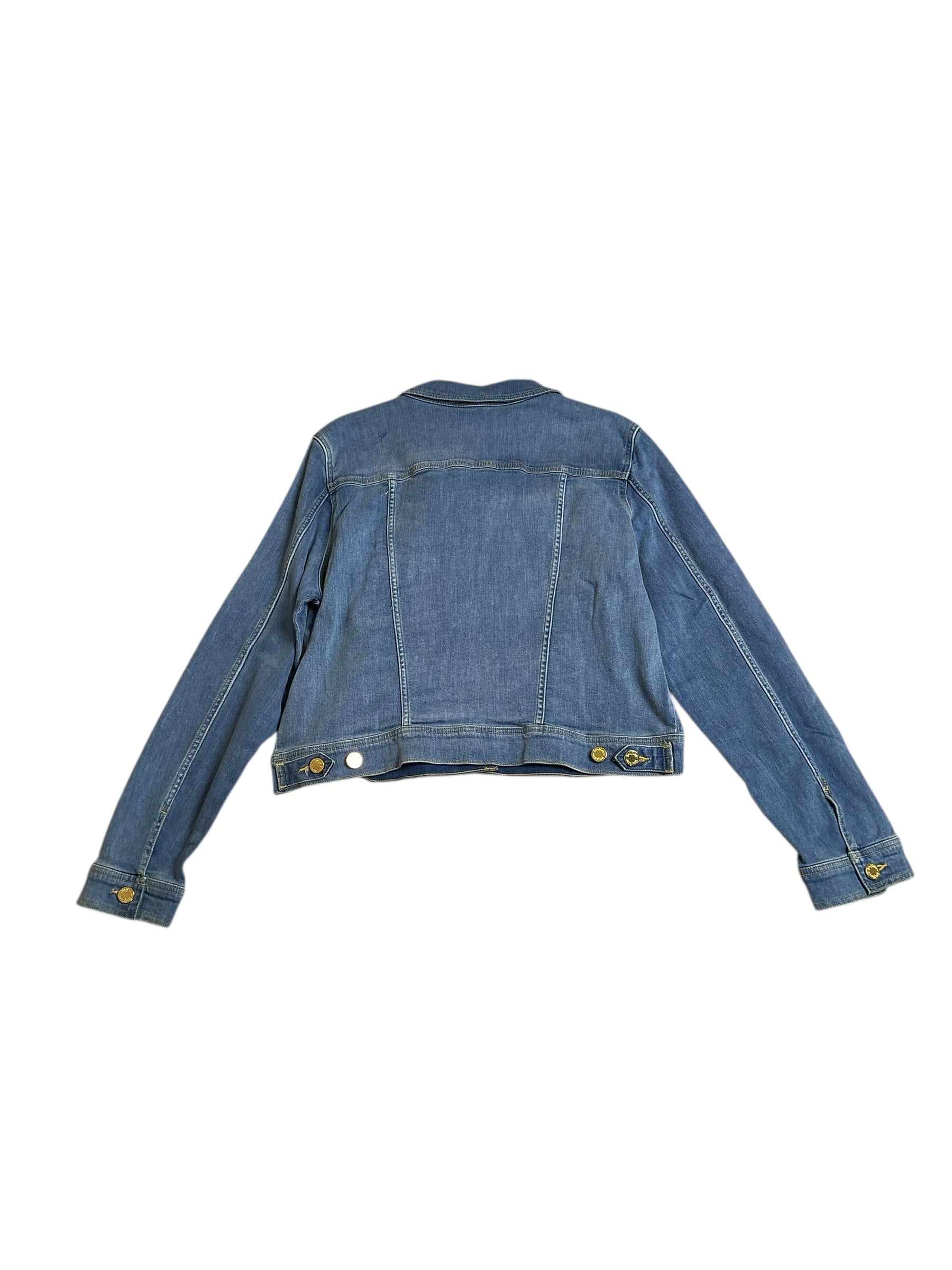 Lilly Pulitzer NWT Seaspray Denim Jacket Caribbean Blues Wash - Size XL