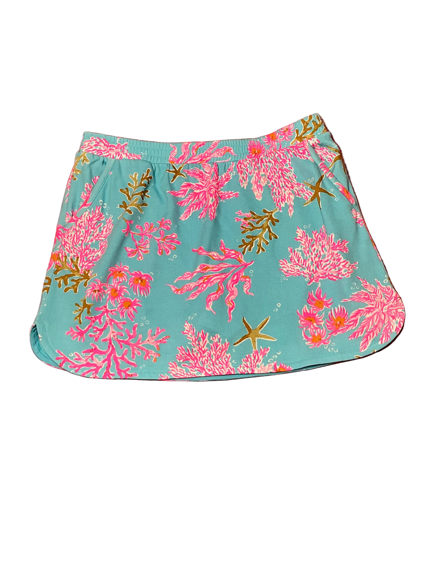 Lilly Pulitzer NWT - Florie Skort - Multi Royal Coral - Size L