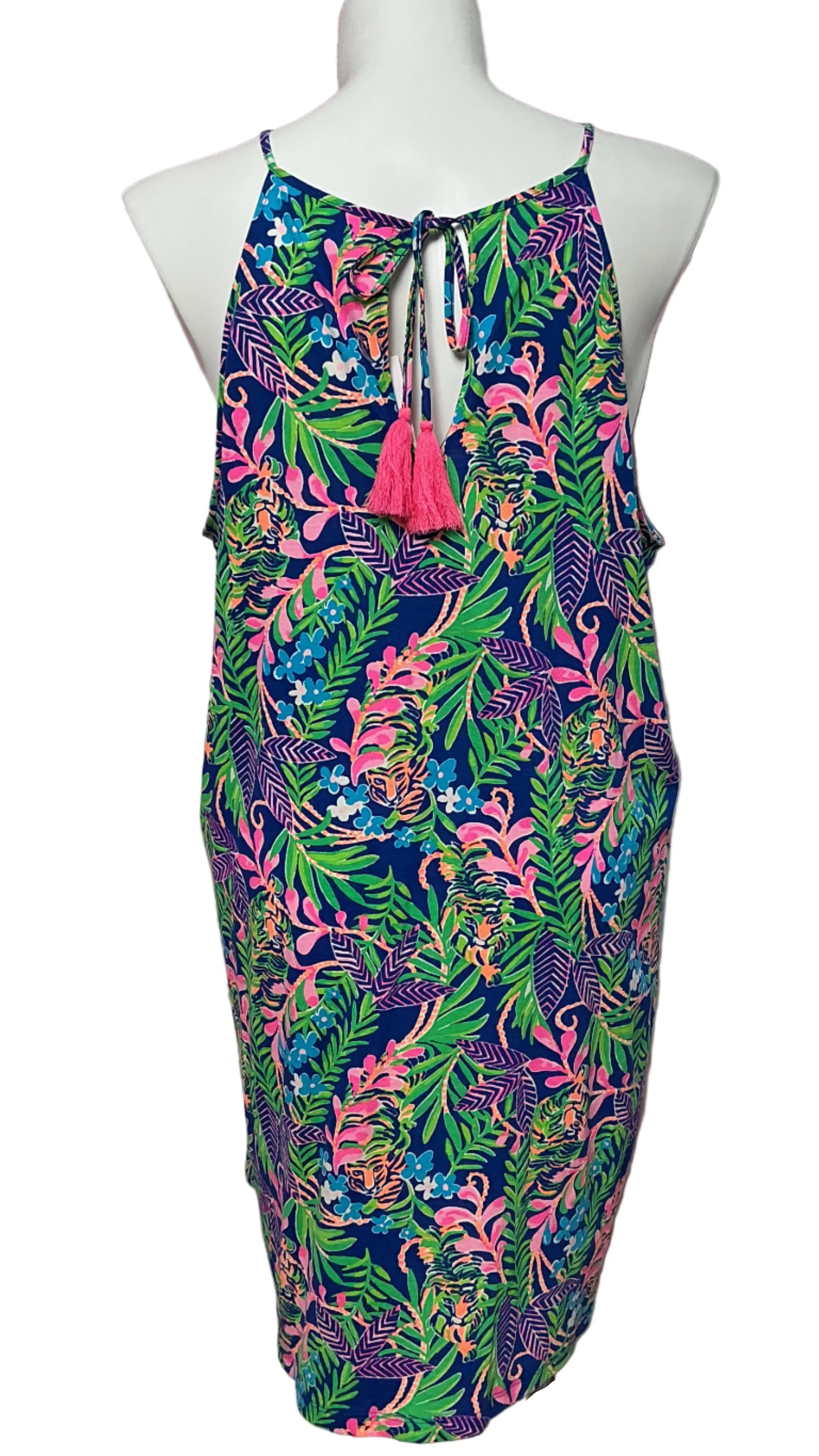 Lilly Pulitzer Margot Swing Dress - Borealis Blue How You Like Me Prowl - Size XXL