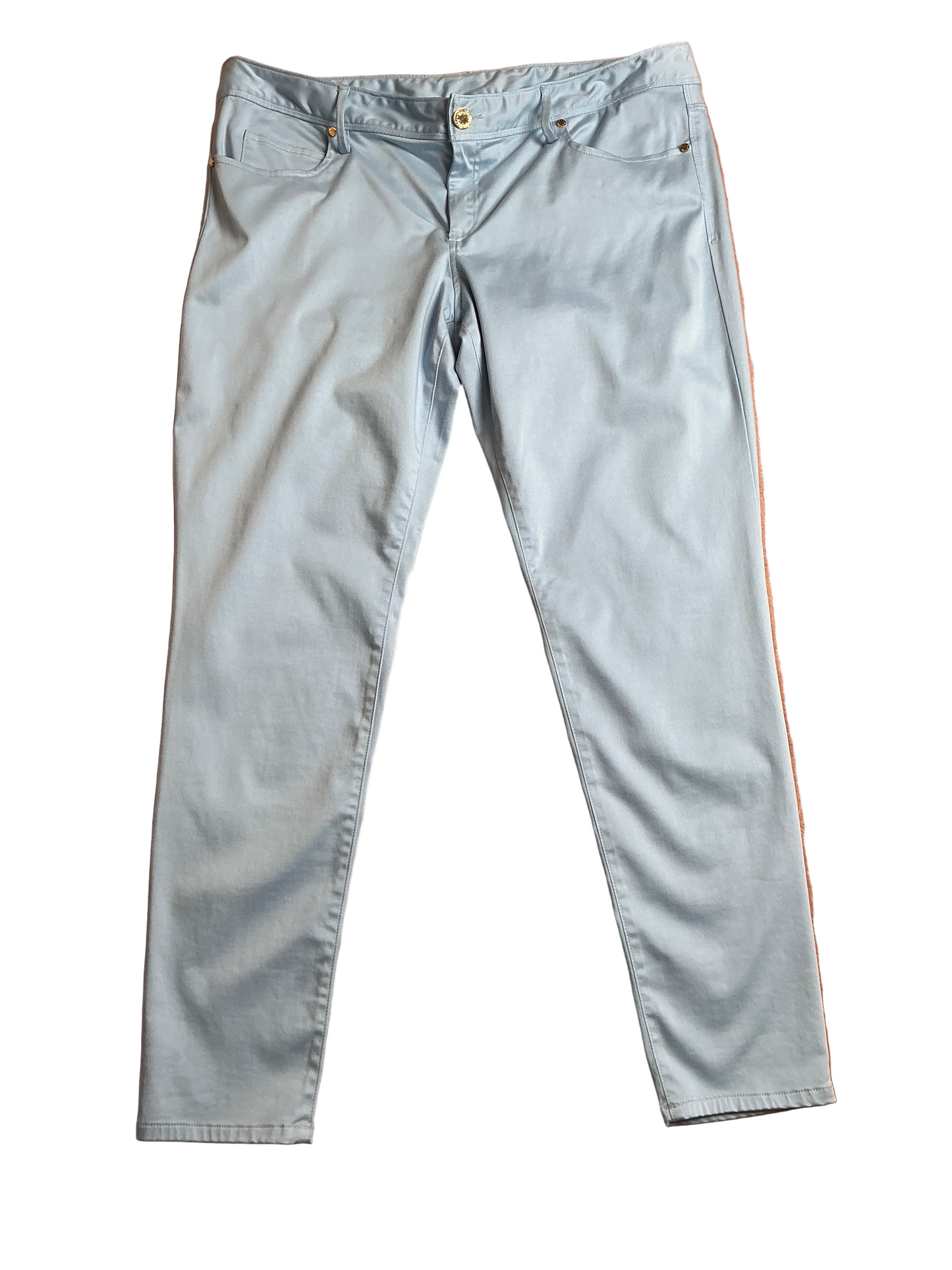 Lilly Pulitzer Kelly Skinny Ankle Pants Coastal Blue - Size 16