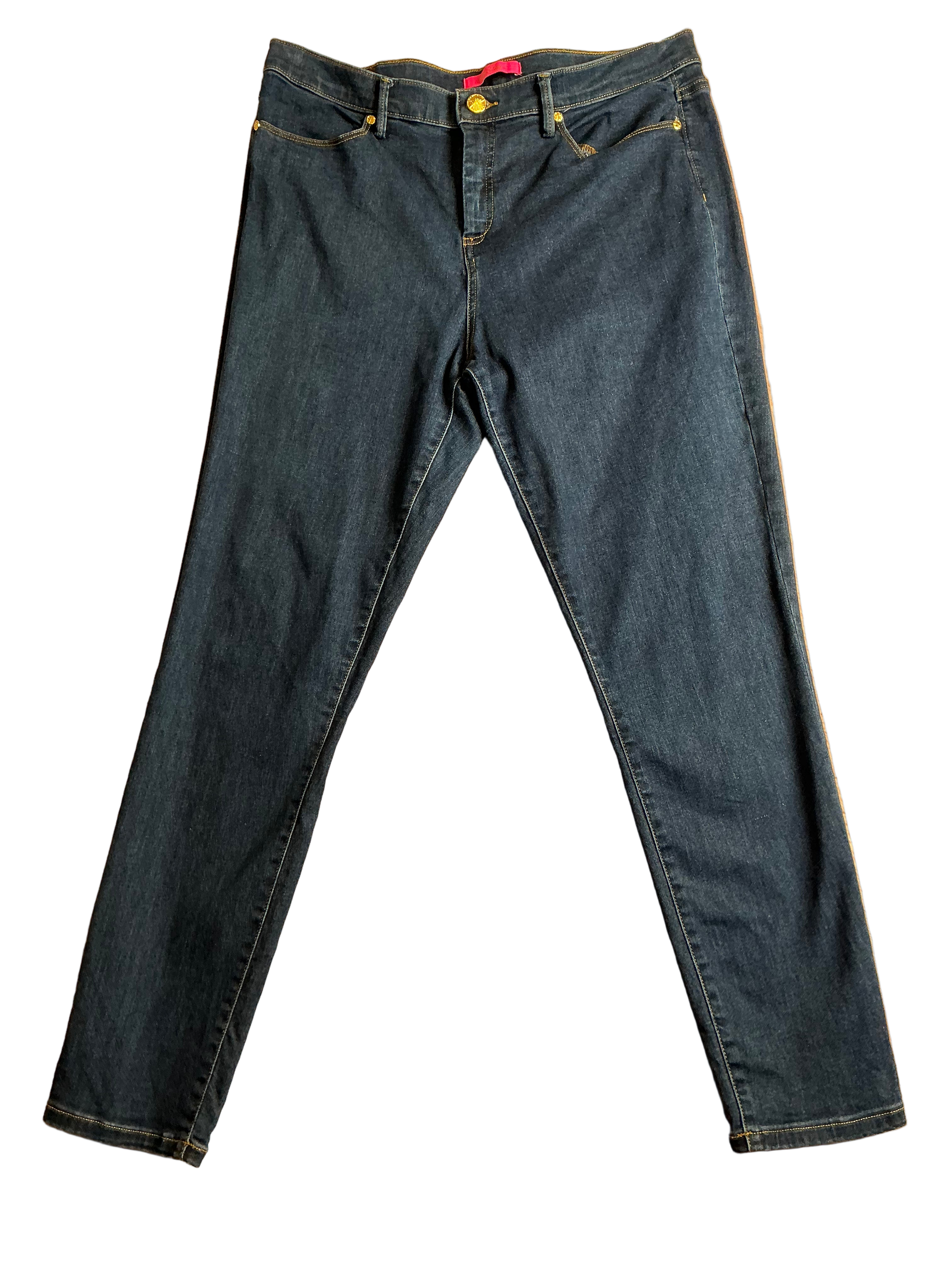 Lilly Pulitzer Worth Skinny Pants Midnight Navy - Size 16