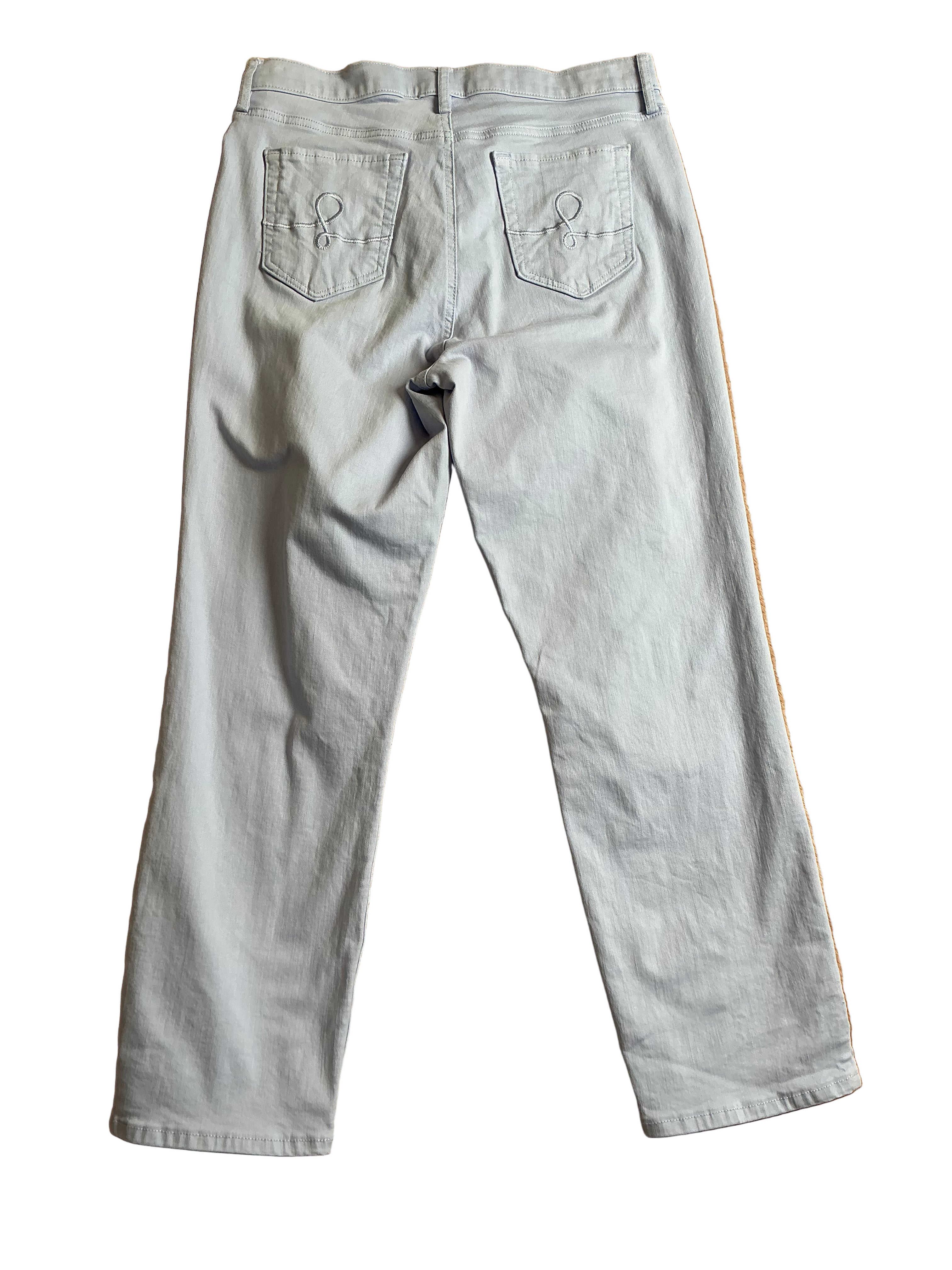 Lilly Pulitzer South Ocean High-Rise Straight Leg Jeans Pants Resort White - Size 10