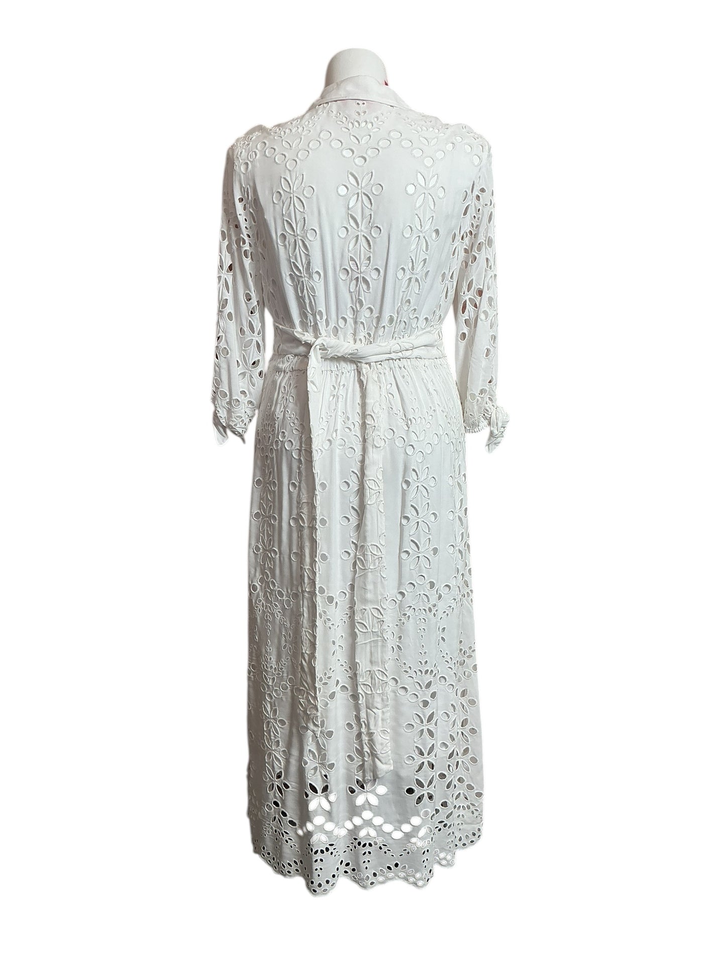 Lilly Pulitzer NWT Amrita Midi Dress - Resort White Soiree Eyelet - Size 16