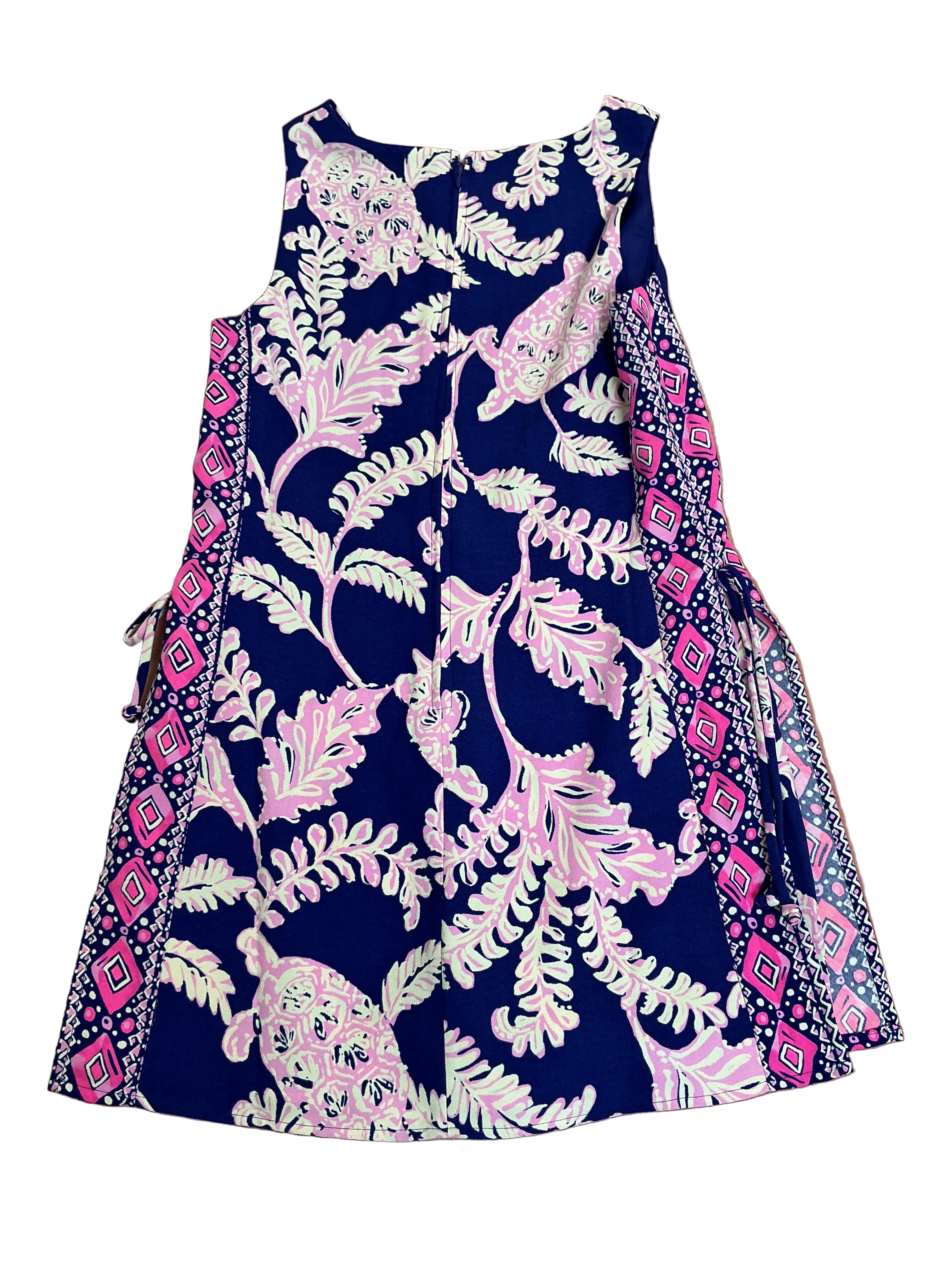 Lilly Pulitzer Donna Romper - Blue What The Shell Turtle - Size 0