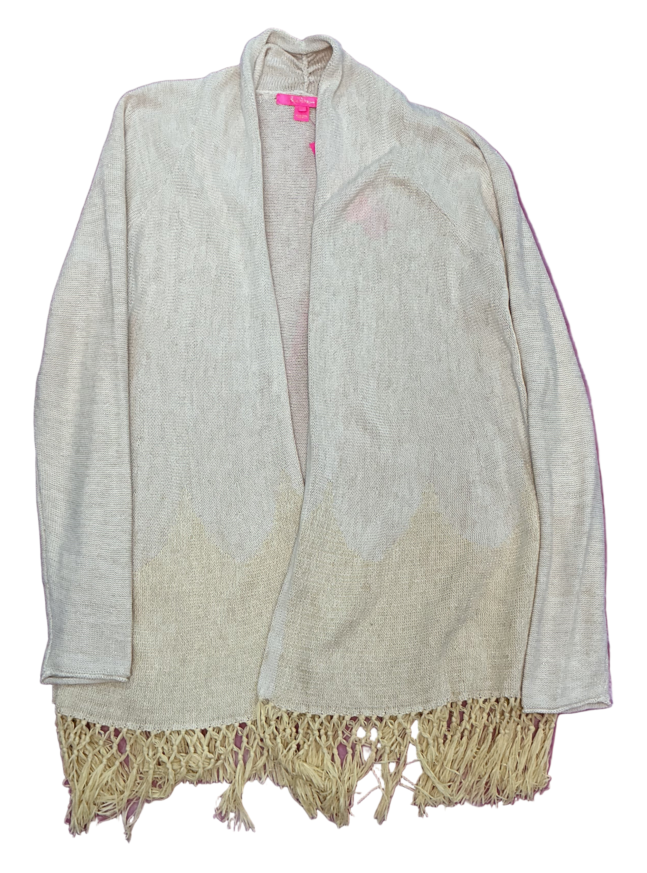Lilly Pulitzer NWT - Tatum Cardigan - Gold Metallic - Size XL