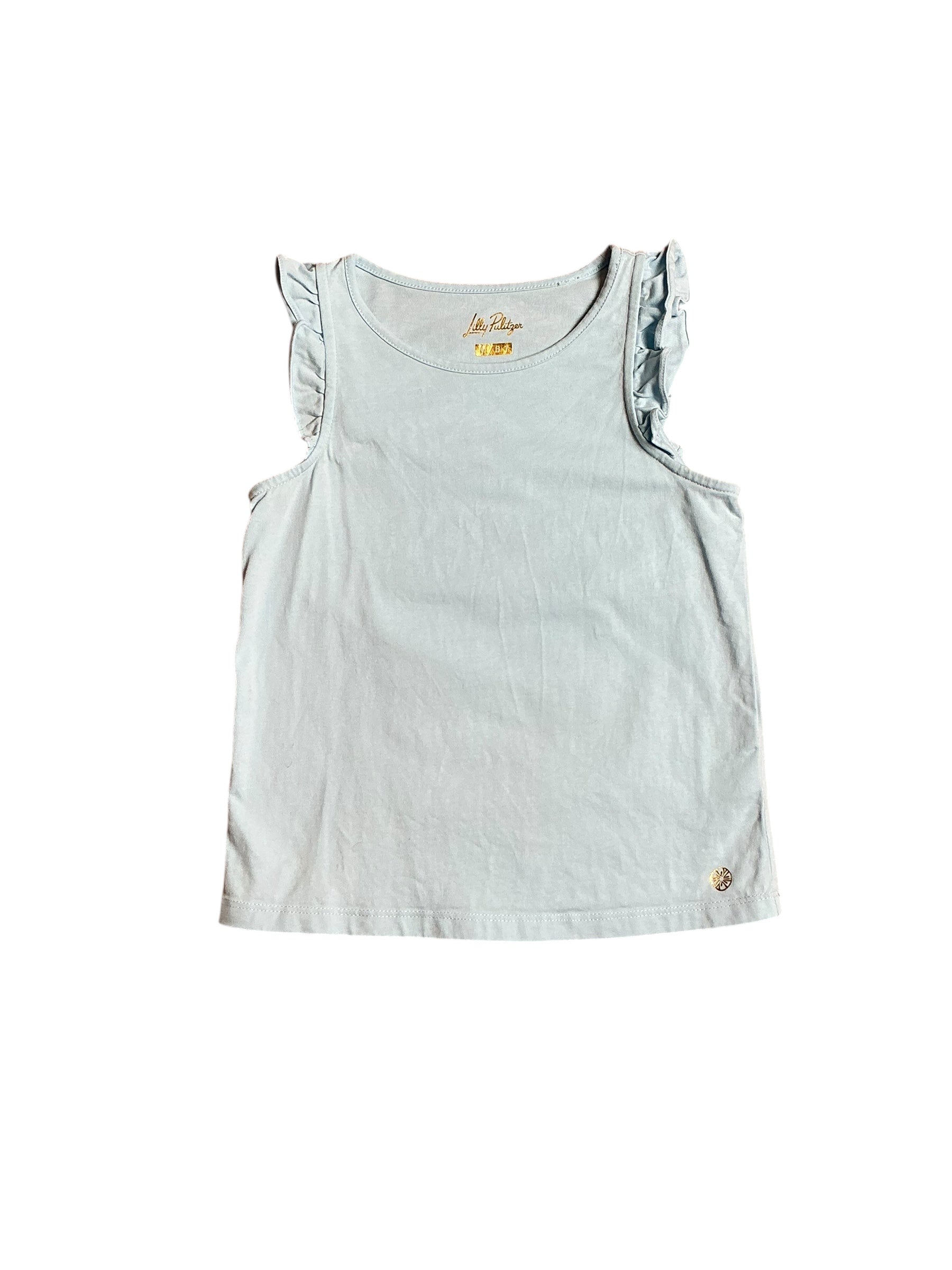 Lilly Pulitzer Girls Mini Braxton Tank - Blue - Size M 6-7
