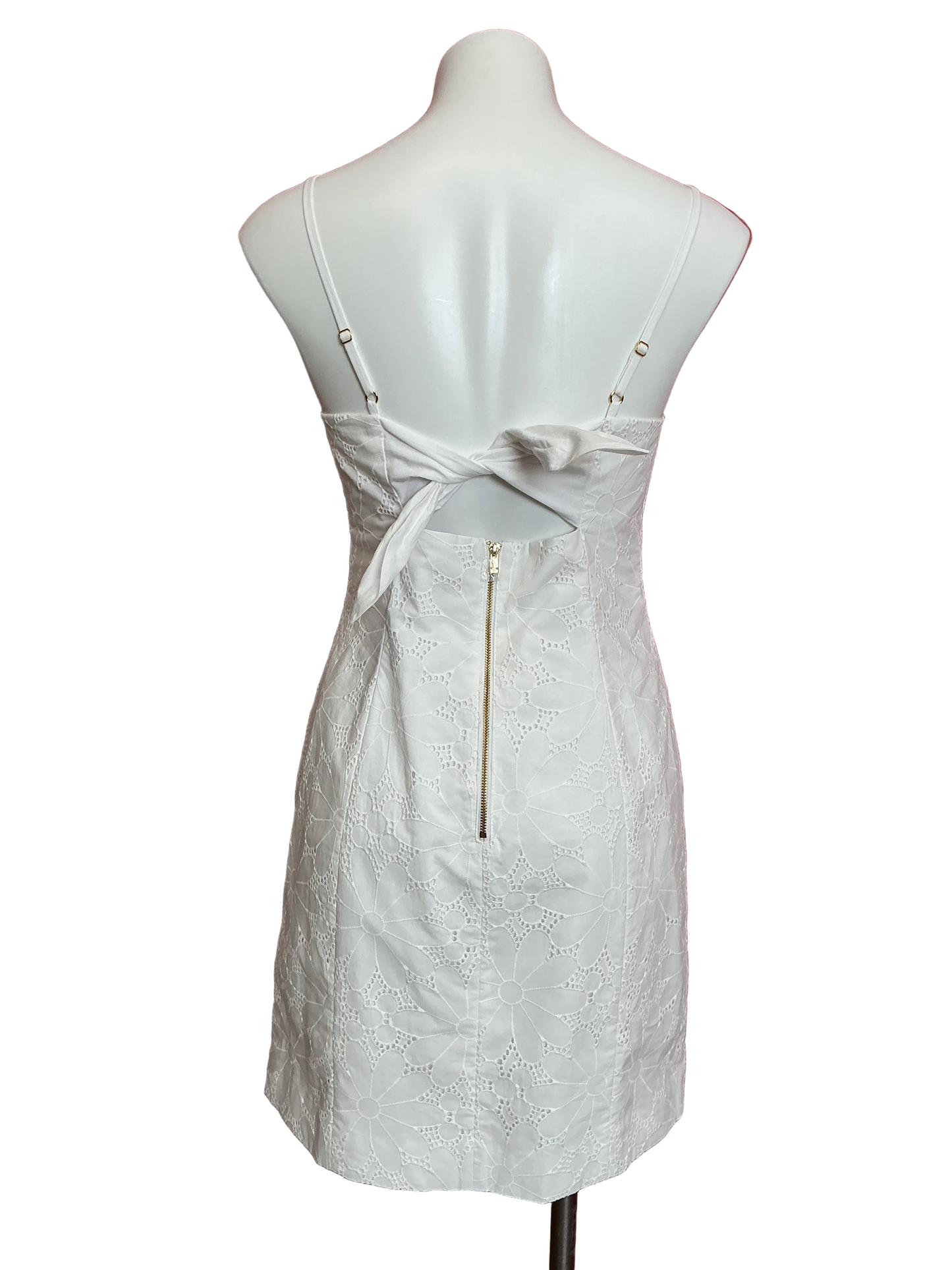 Lilly Pulitzer NWT Shelli Dress Resort White Flower Power Eyelet - Size 6