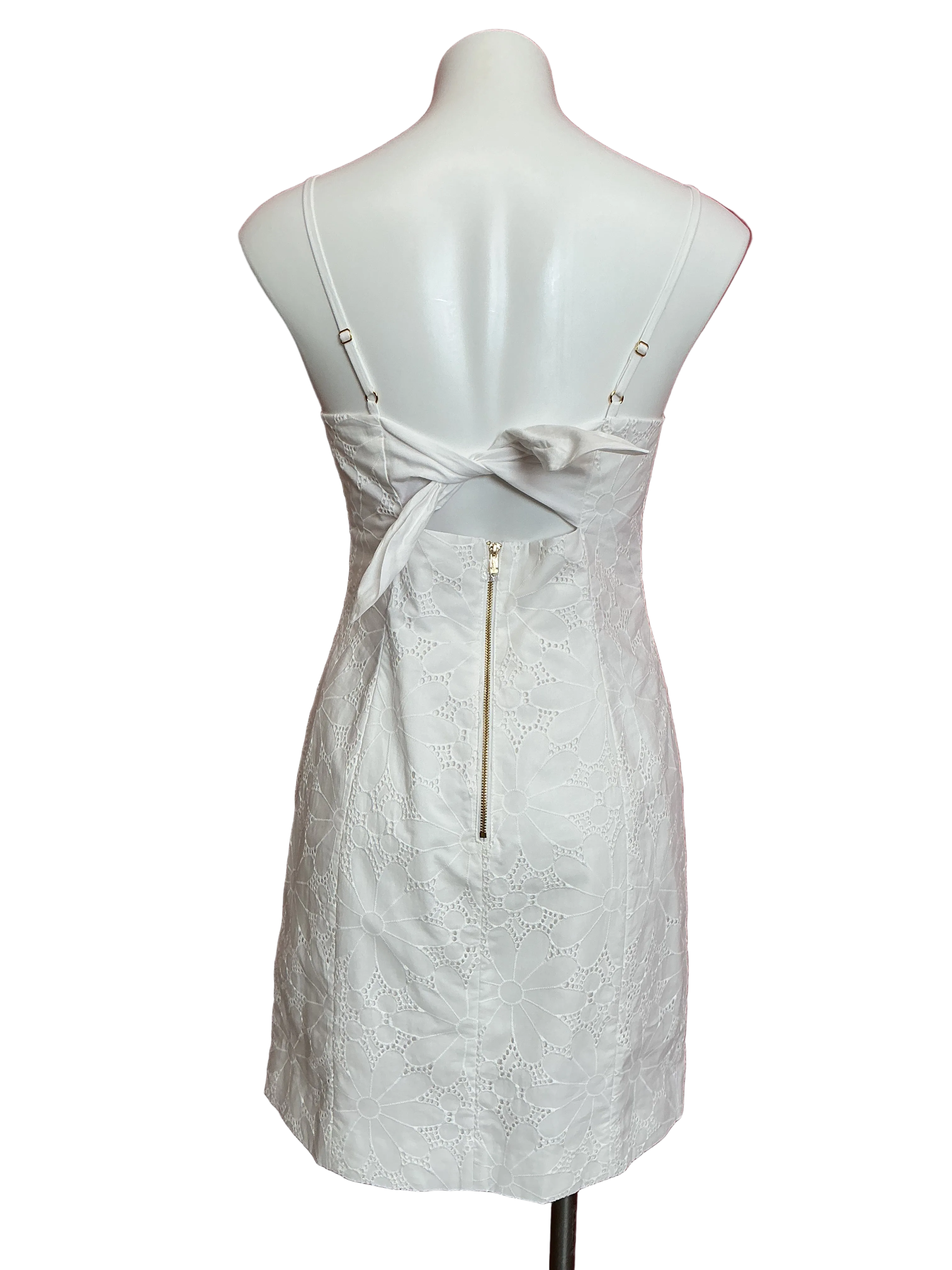 Lilly Pulitzer NWT Shelli Dress Resort White Flower Power Eyelet - Size 6