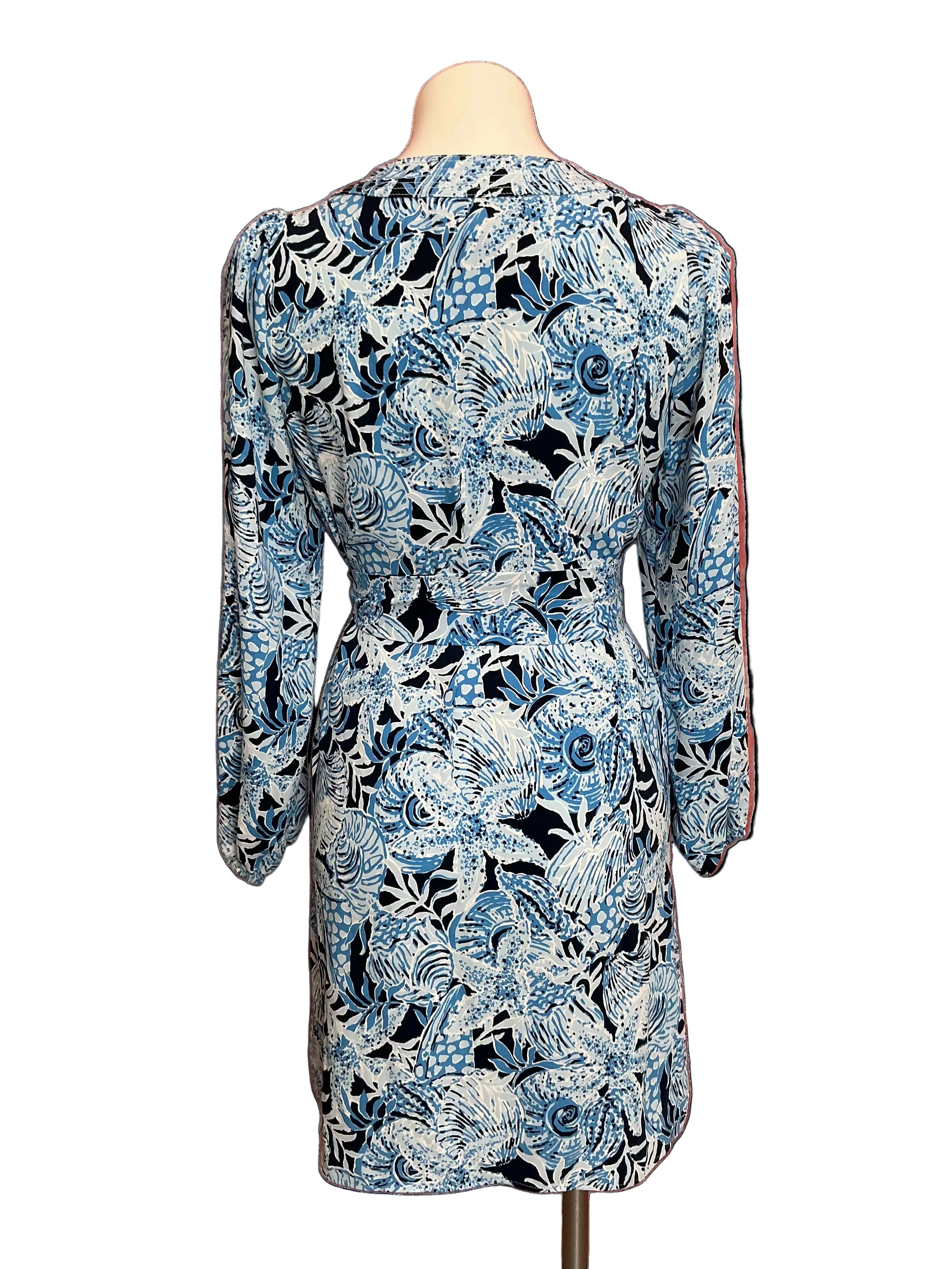 Lilly Pulitzer Olivine A-Line Dress Undersea - Size 4