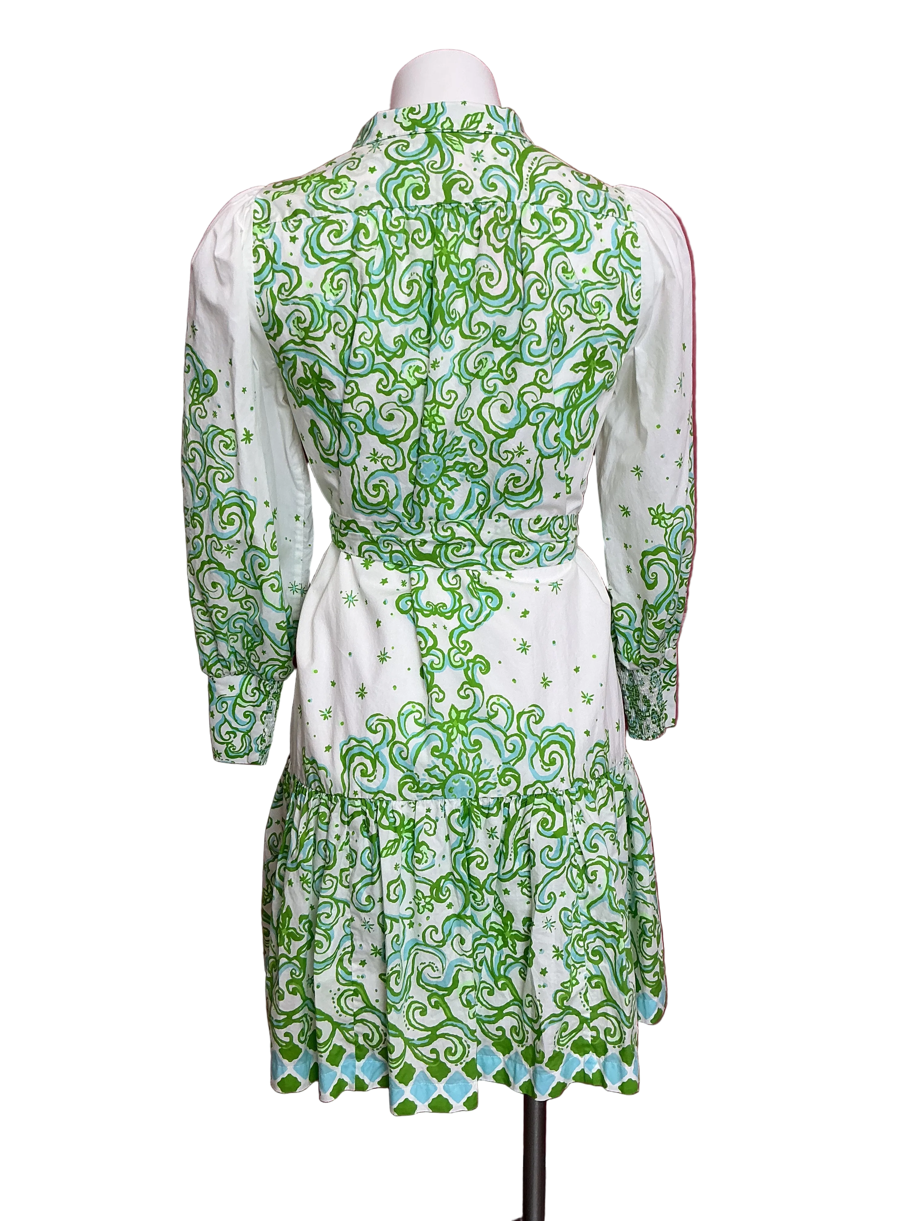 Lilly Pulitzer Drena Dress Resort White Sol Mates - Size 4