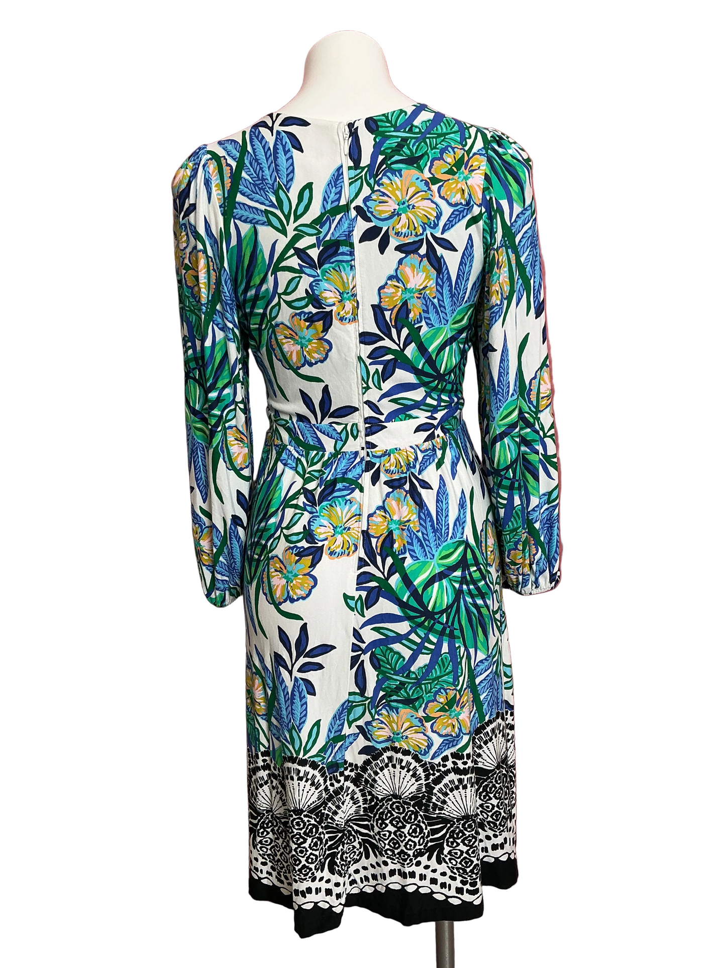 Lilly Pulitzer Wexlee 3/4 Sleeve Dress Multi Golden Hour Glam - Size 4