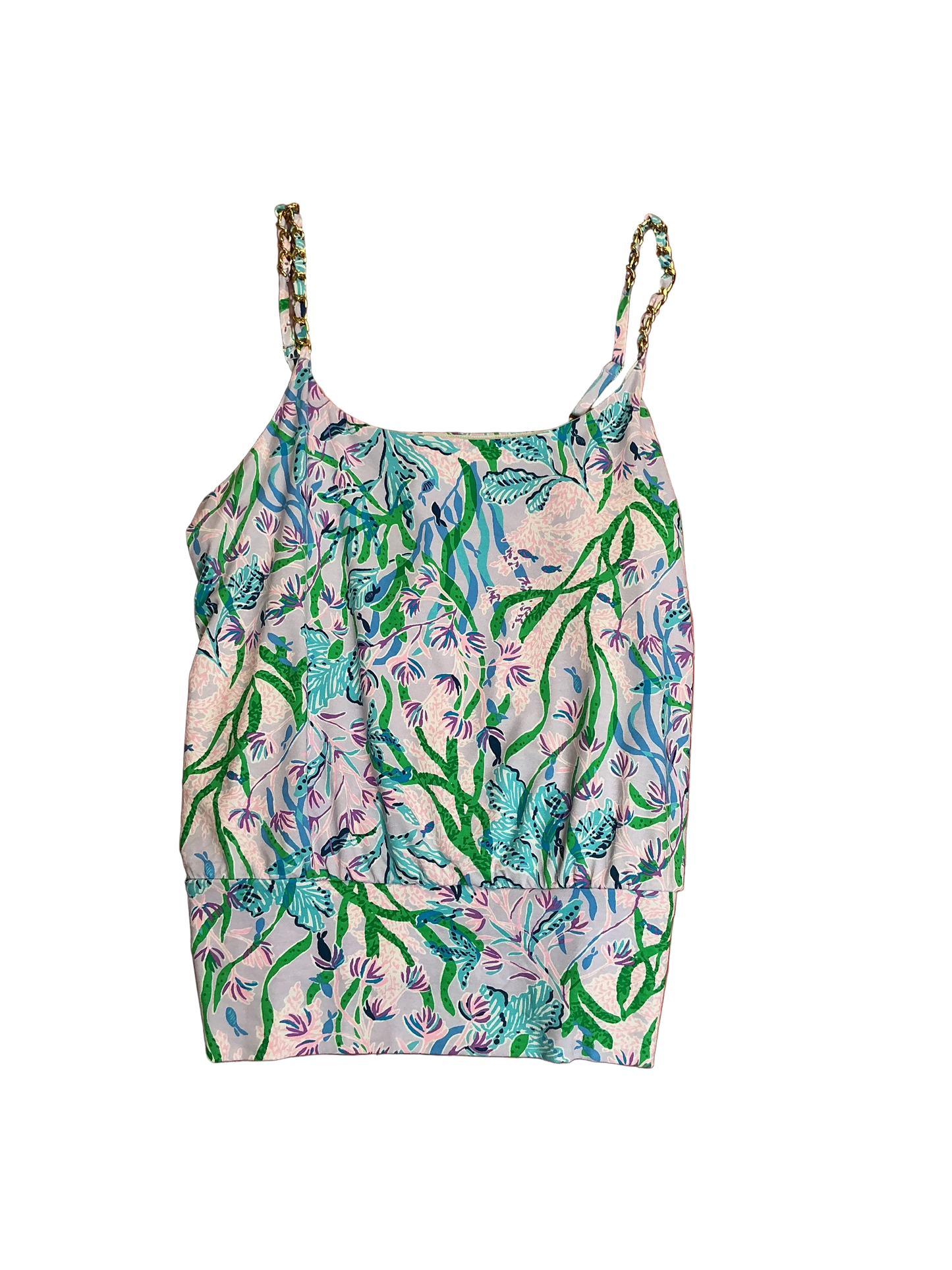 Lilly Pulitzer NWT Cannavale Knit Top Multi Seacret Escape - Size L